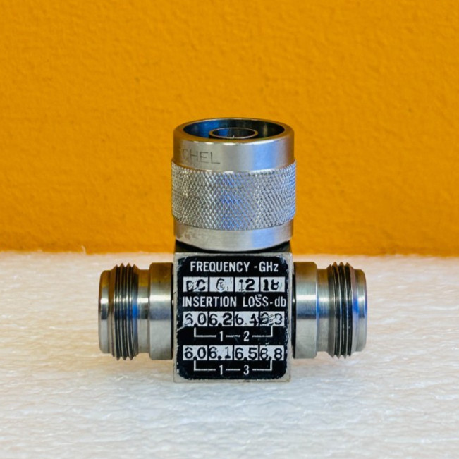 Weinschel 1506A DC to 18 GHz, 1 W, Type N (M-F-F) 2-Way Power Divider. Tested!
