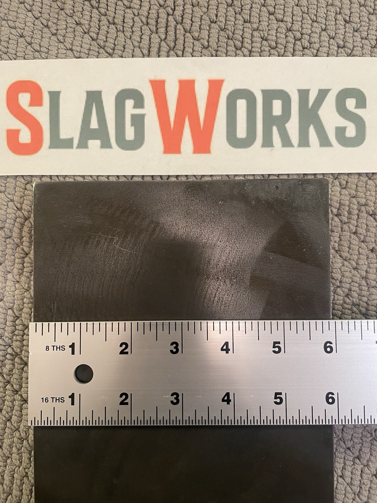 3/8x6x8 inch steel plate 6”x8” A36 Hot Roll Flat .375″ Thick