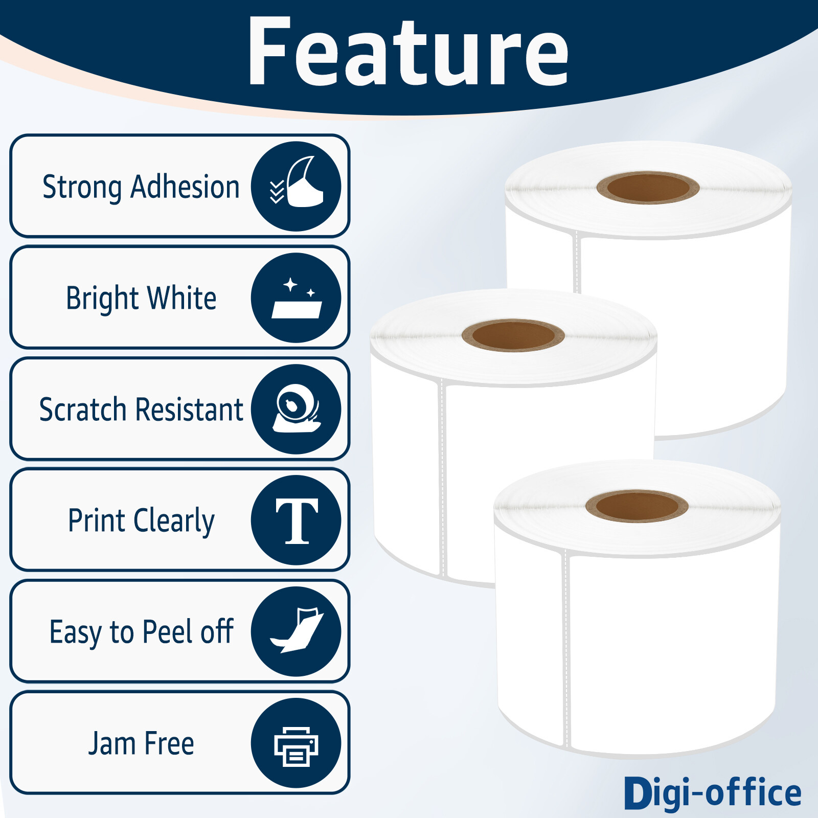 2 Rolls 4×6 Direct Thermal Shipping Labels 500 Labels Per Roll for Zebra Rollo