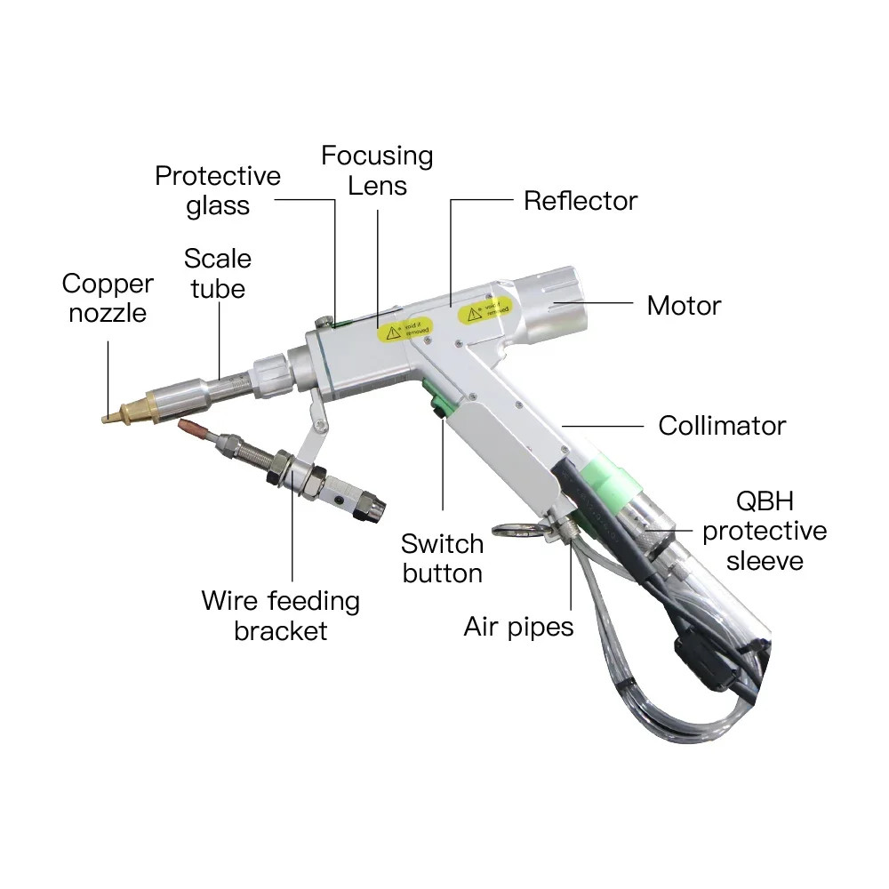 Raytools BW101-GS 3000W Laser Welding Head Laser Welding/Cleaning/Cutting Gun