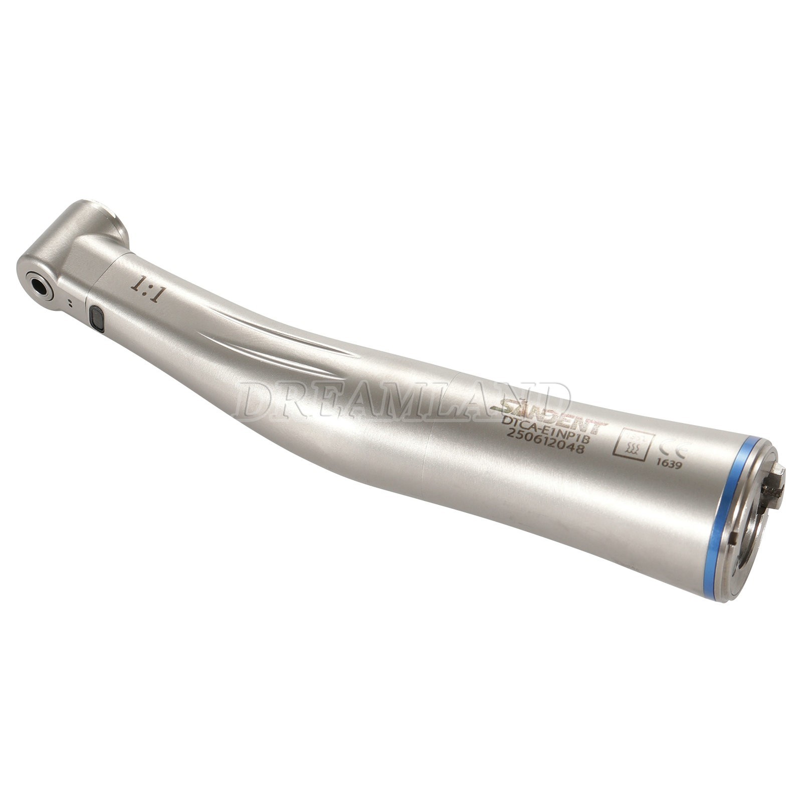 Dental 1:1 LED Light Fiber Optic Contra Angle Handpiece Fit E-type Motor DT us