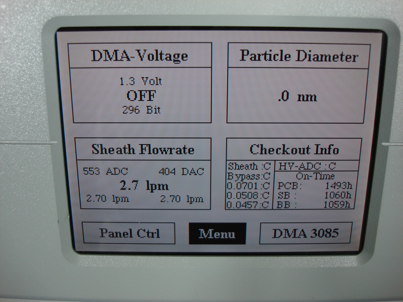 TSI 3080 Electrostatic Classifier 3085 Differential Mobility Analyzer nano DMA