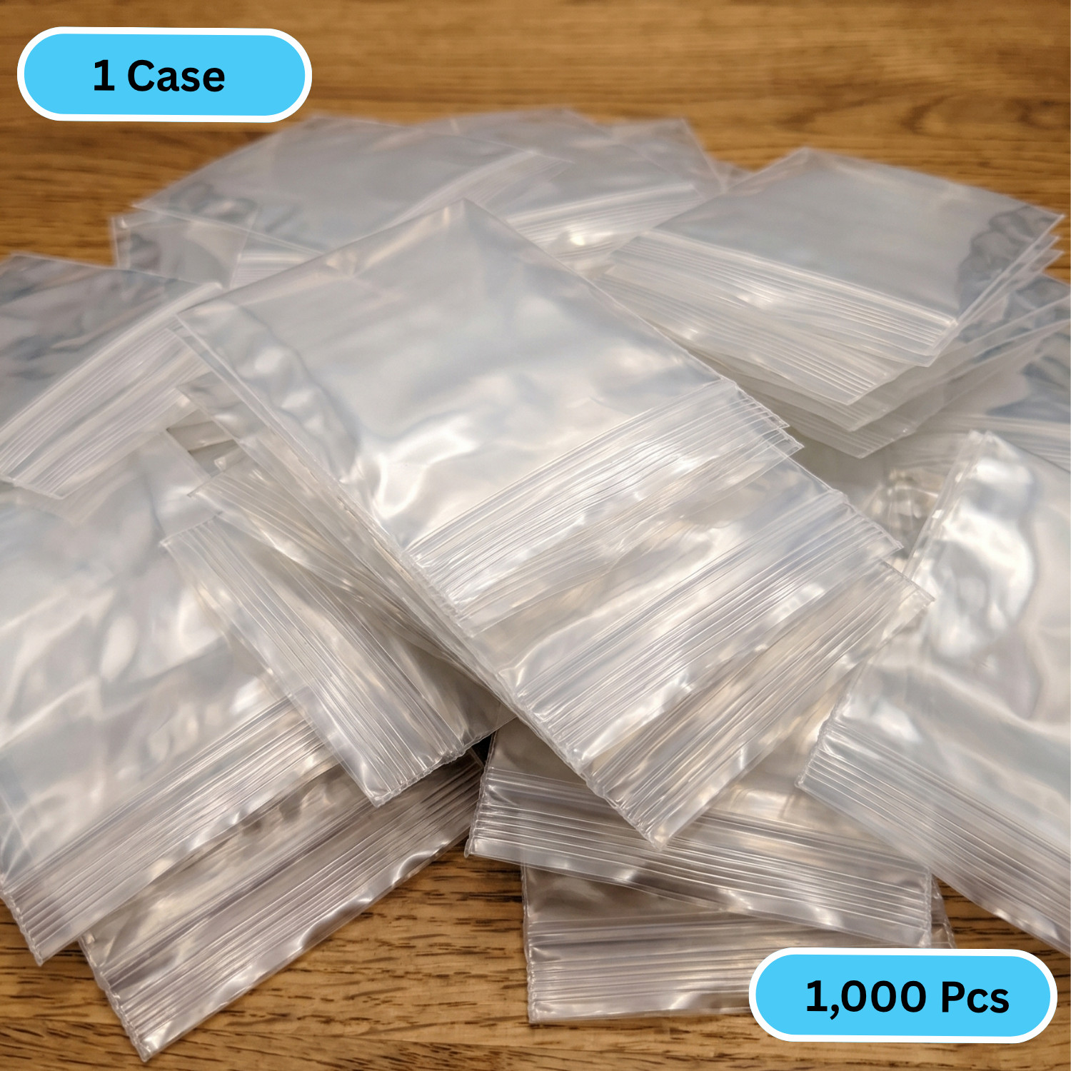 1000 Relock Zip 3″ x 5″ Clear 4Mil Bags Reclosable Top Seal Lock 3×5 Thick Bag