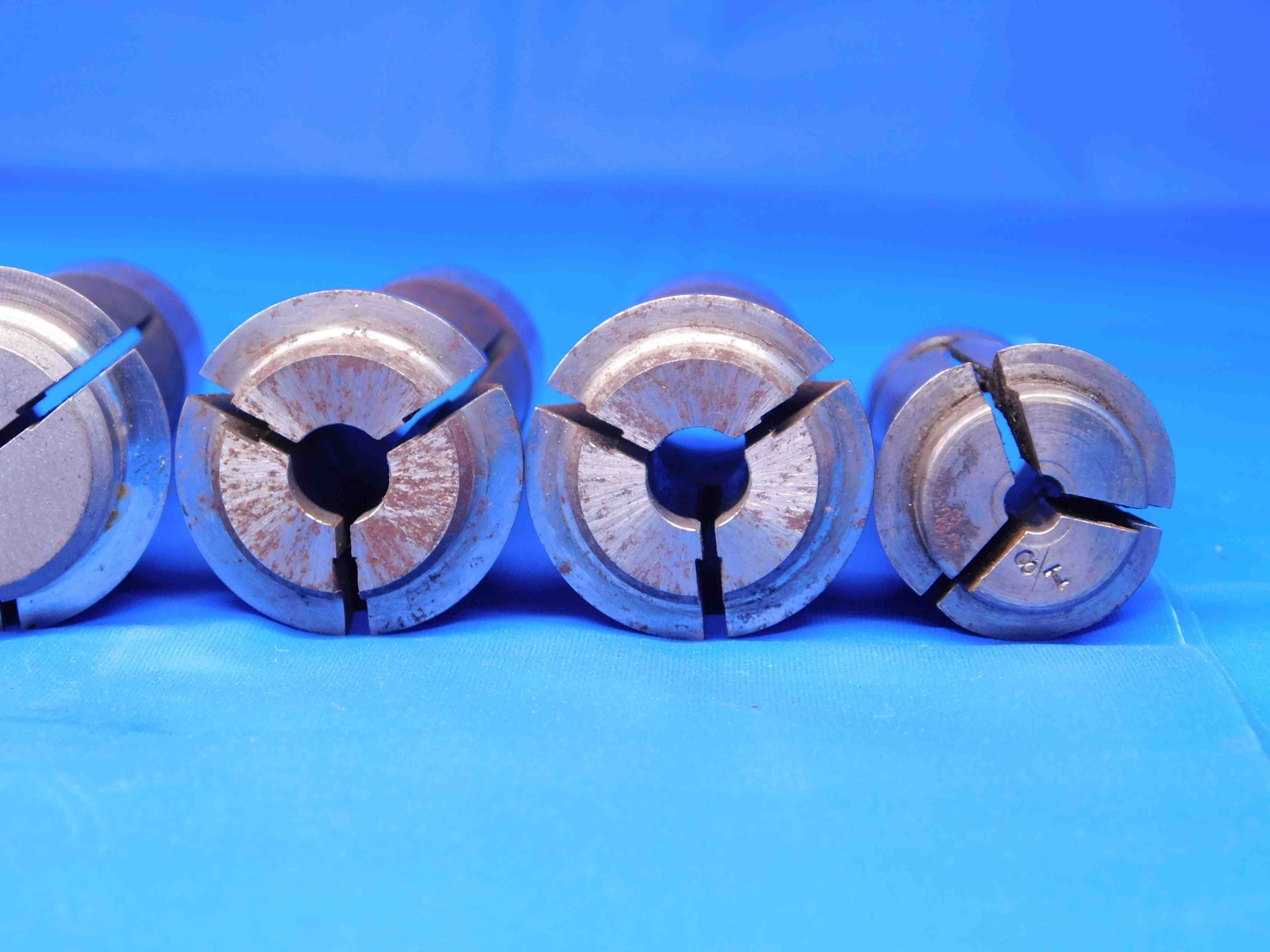 9 PCS LOT OF SOUTHWICK & MEISTER TF SERIES COLLETS SIZES RANGE FROM .106 TO 1.26