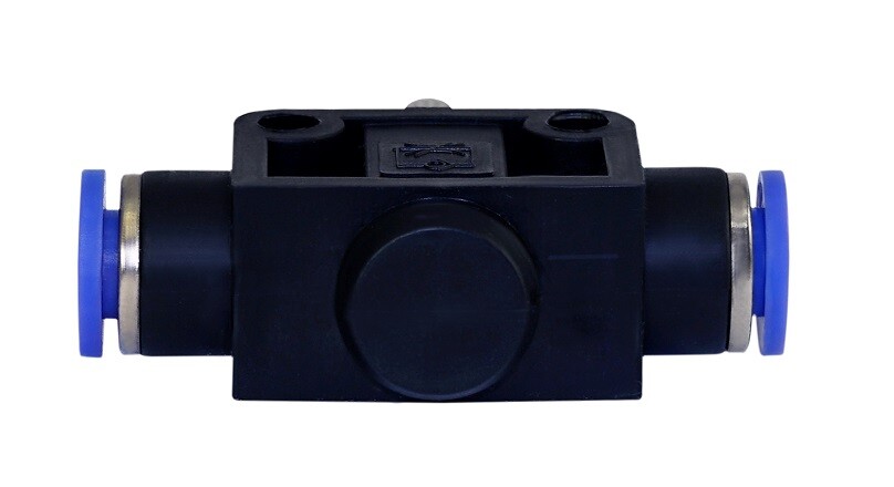 Pneumatic Air Flow Speed Control Valve Tube OD 1/4″ Inch Push In Fitting 1 Piece