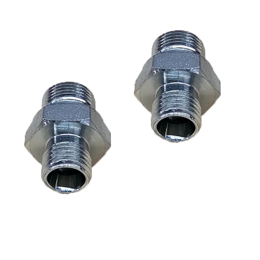 2X 3/8″ BSPP TO DIN L08 M14x1.5-MINI EXCAVATOR CHINESE DIGGER – 5002L-08-06