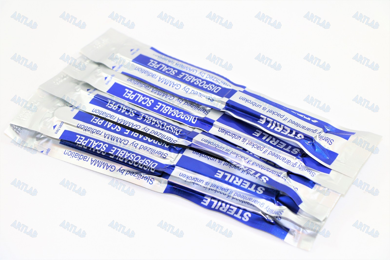 STERILIZED DISPOSABLE SCALPELS #21 PACK OF 10-SINGLE USE – DISSECTING, SURGICAL