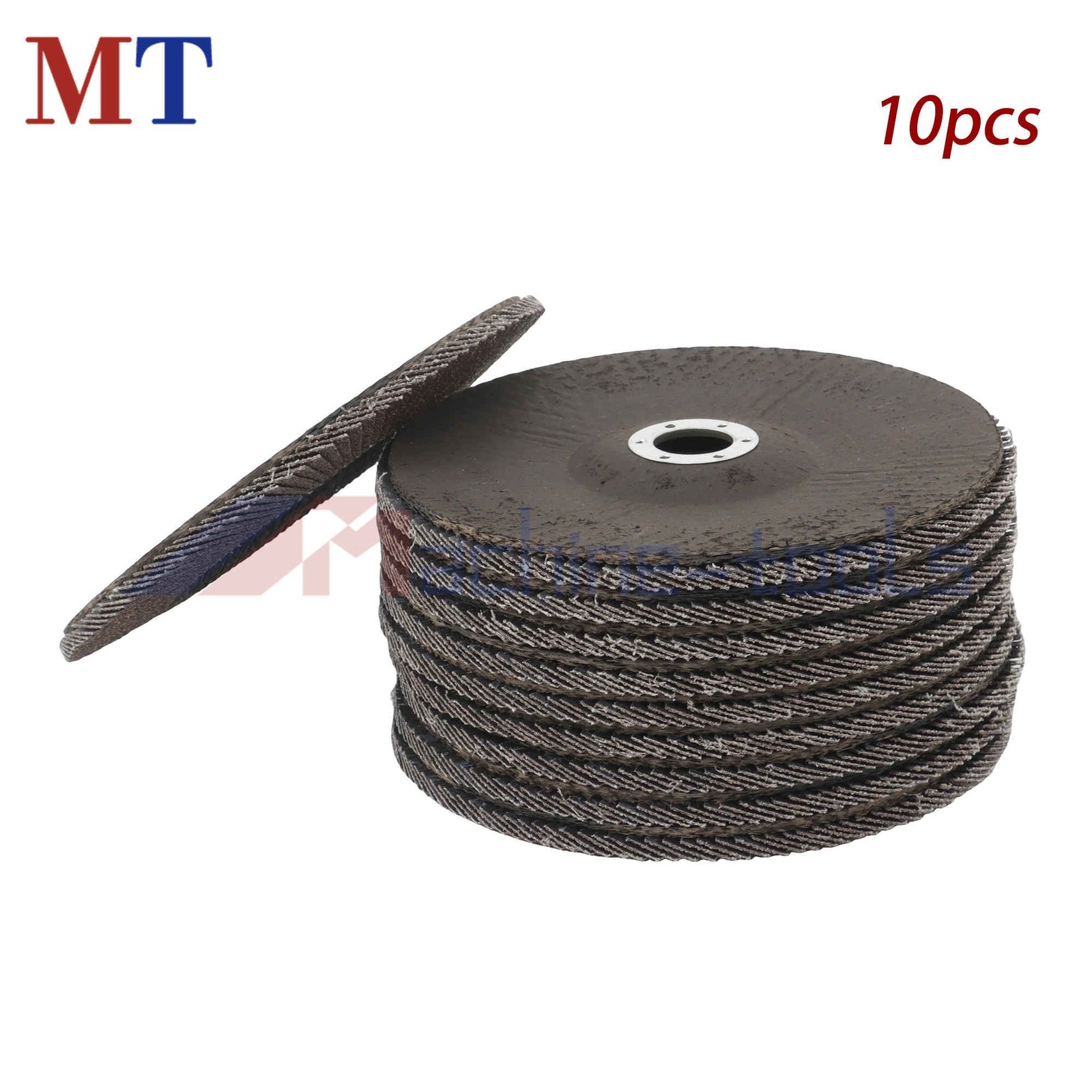 10 Pcs 7″ x 7/8-Inch T29 Flap Discs 40 Grit Flapper Wheel for Angle Grinder