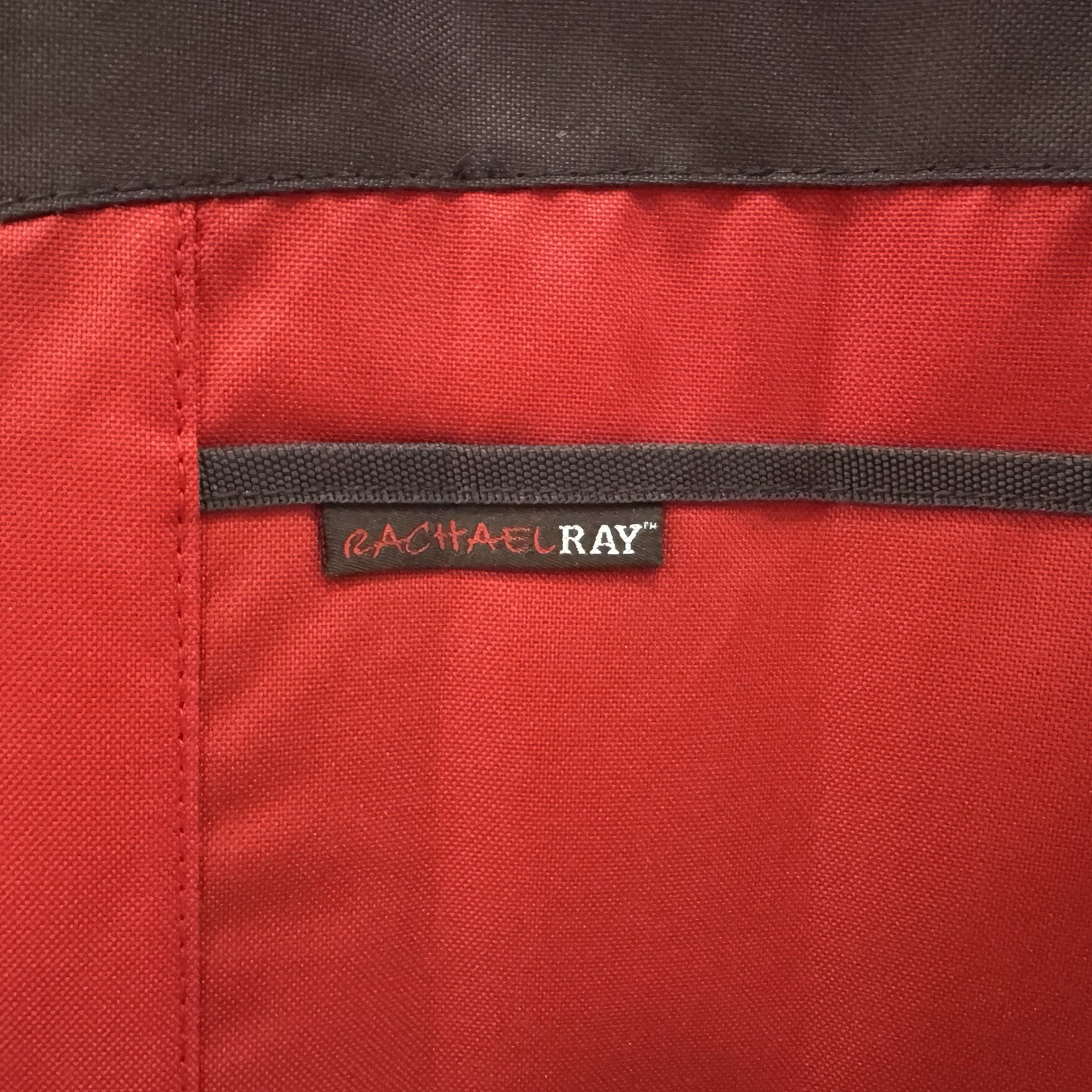 Rachael Ray Pack And Go Chillout Cooler Bag Insulated Soft Grocery Tote Red NWOT