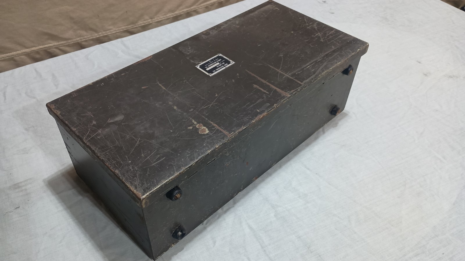 Vintage Us Army PMQ-3 Wind Measuring Instrument Wind Speed Meter Vietnam Era