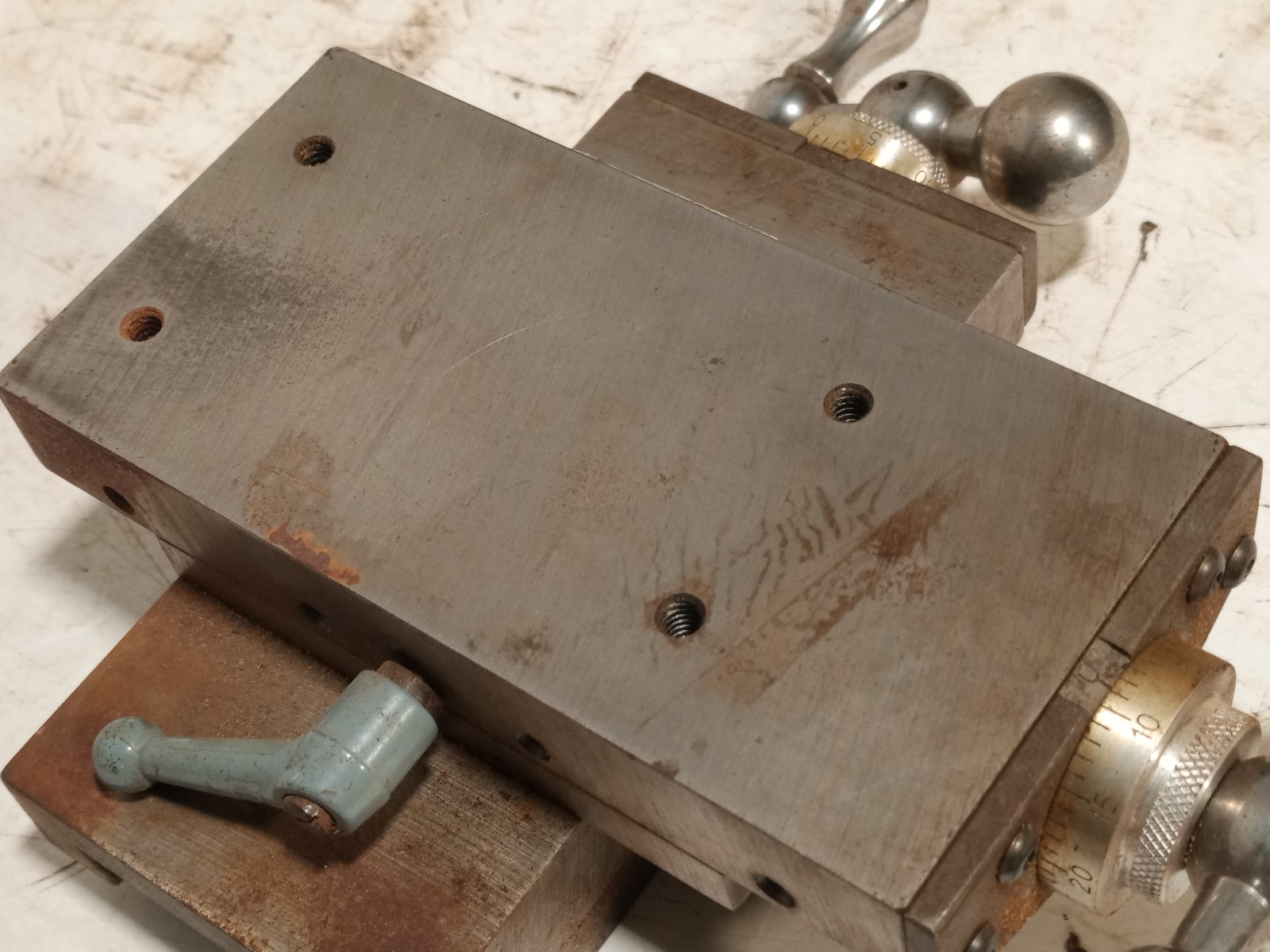 Milwaukee Machine Mfg Co cross slide compound table machinist tool as shown