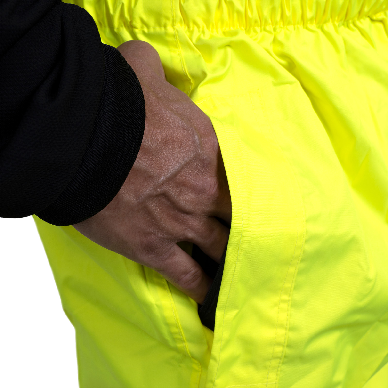 Hi Vis Rain Pants Work Waterproof two tone Reflective Visibility Safety ANSI