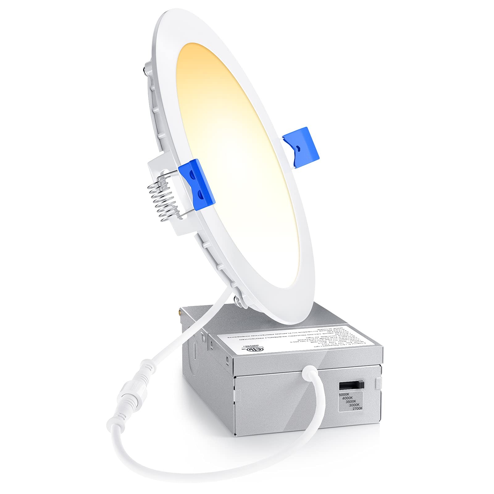 Ensenior 1 Pack 6 Inch LED 6 Inch, 5000k/4000k/3500k/3000k/2700k – 5cct White