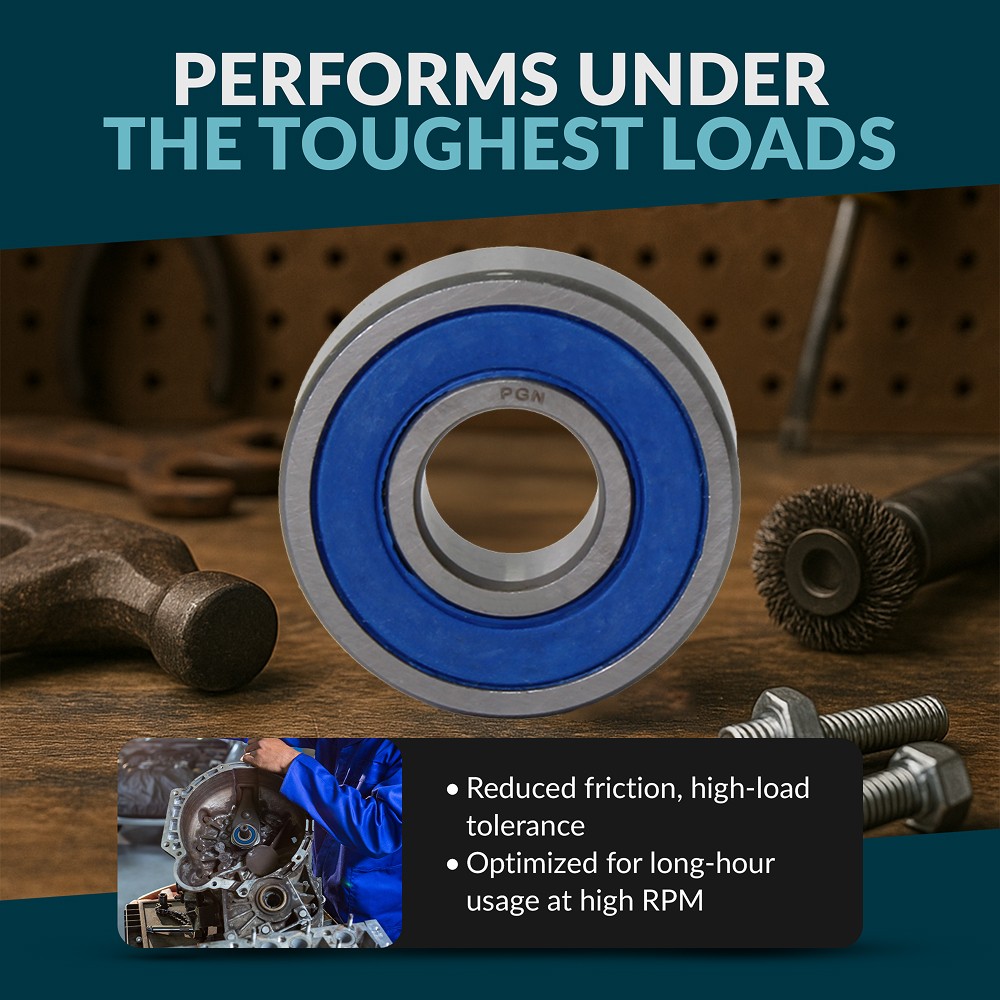 6203-2RS C3 EMQ Premium Rubber Sealed Ball Bearing, 17x40x12, 6203RS (10 QTY)