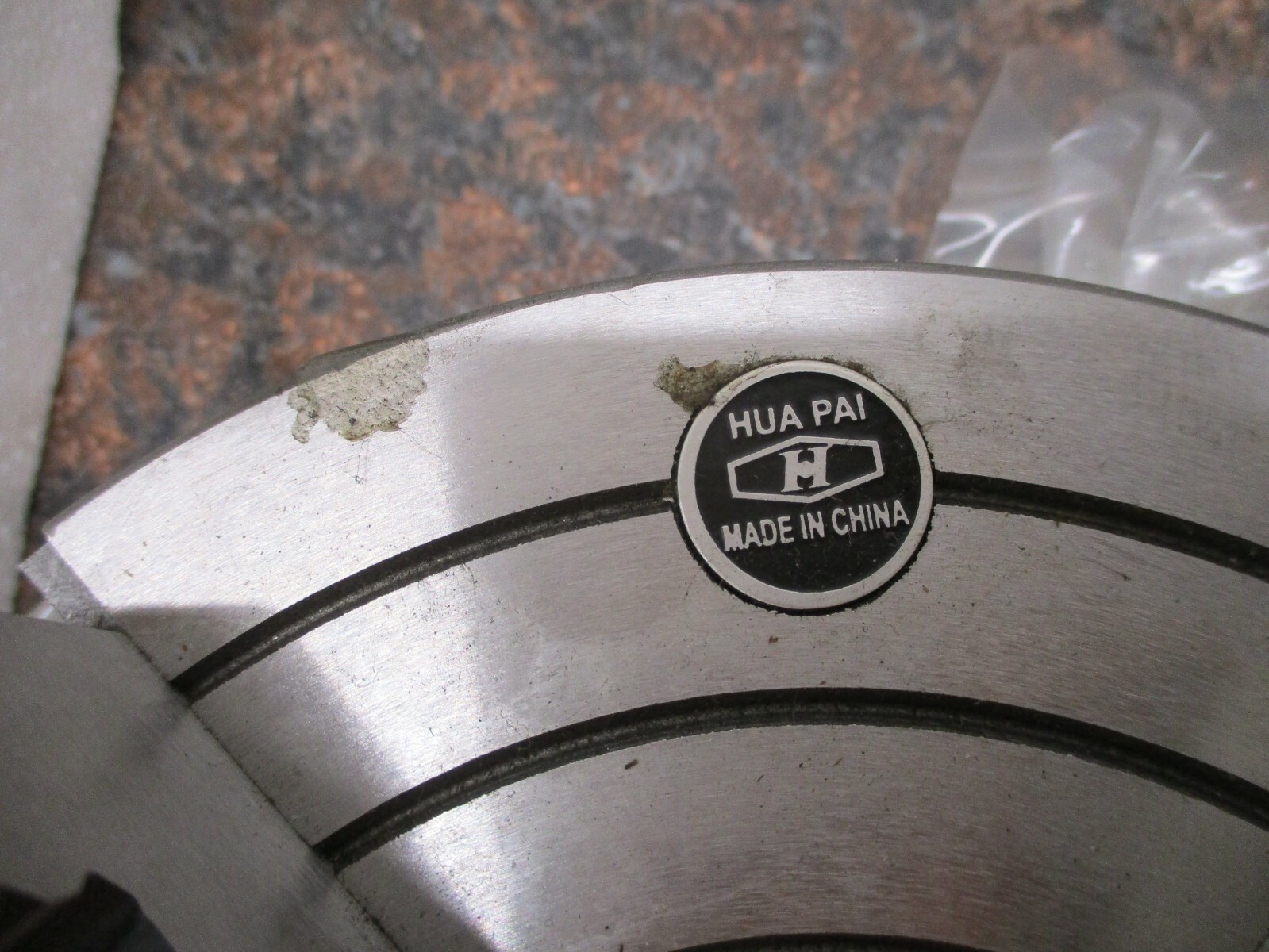 HUA PAI 4 Jaws 8″ Diam Independent Manual Lathe Chuck FREE SHIPPING
