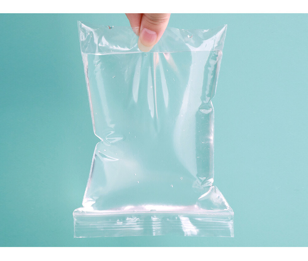 100 Clear Plastic Zipper Reclosable Zip Bags Top Lock PE Storage Bag 1×2 2×2 2×3