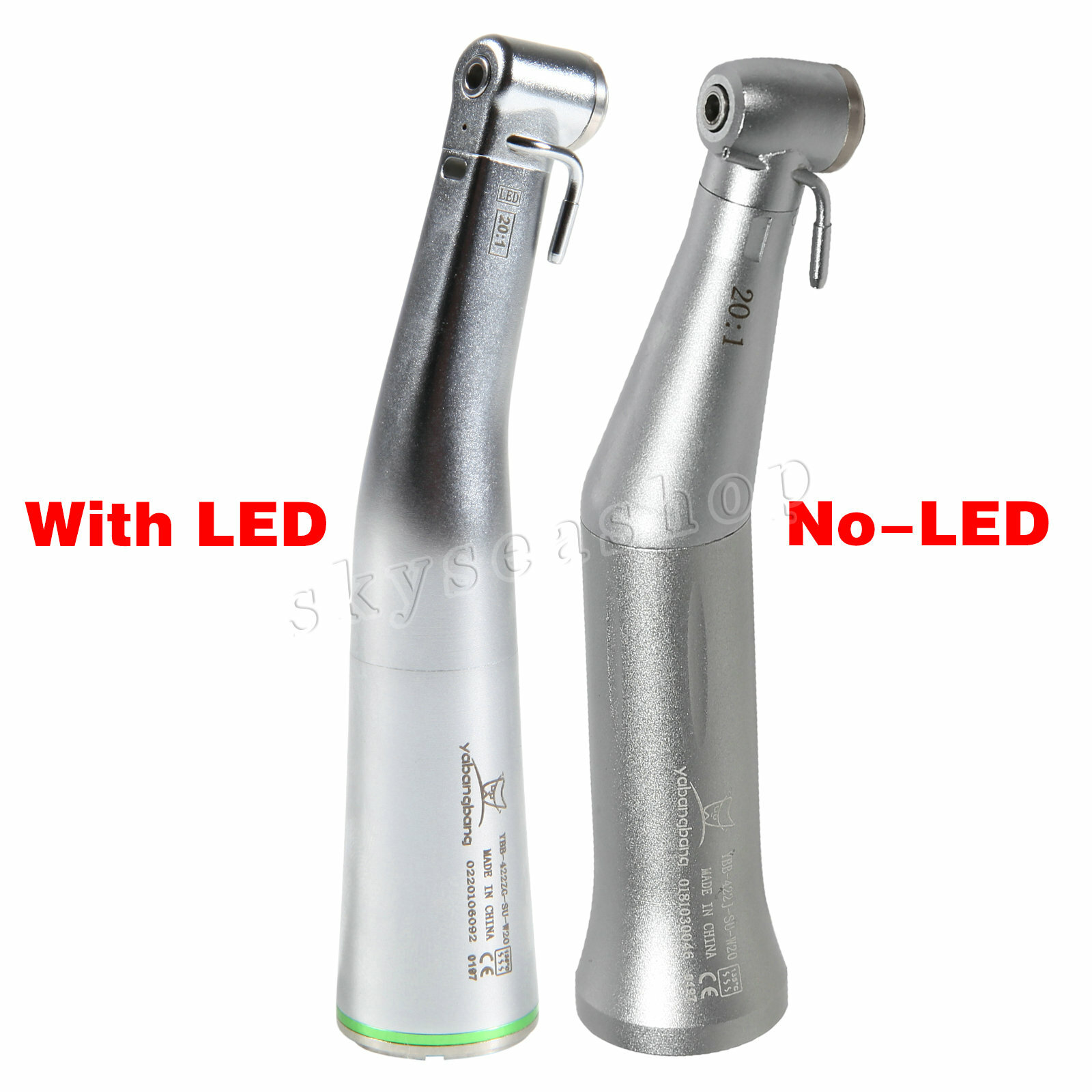 Dental 1:1 1:5 20:1 (LED Optic) Contra Angle Handpiece fit KaVo NSK Sirona bw