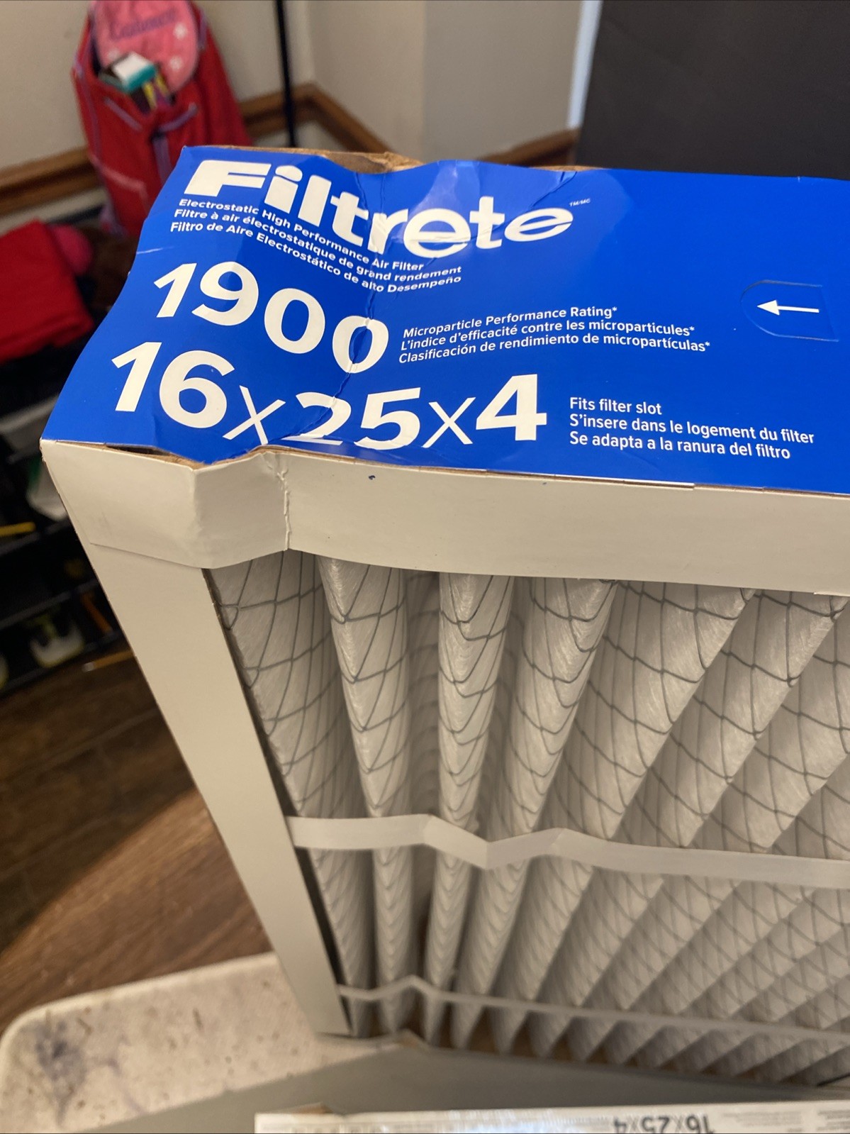 Filtrete 16x25x4 AC Furnace Air Filter MERV 13, MPR 1900 Premium Allergen 2 PACK