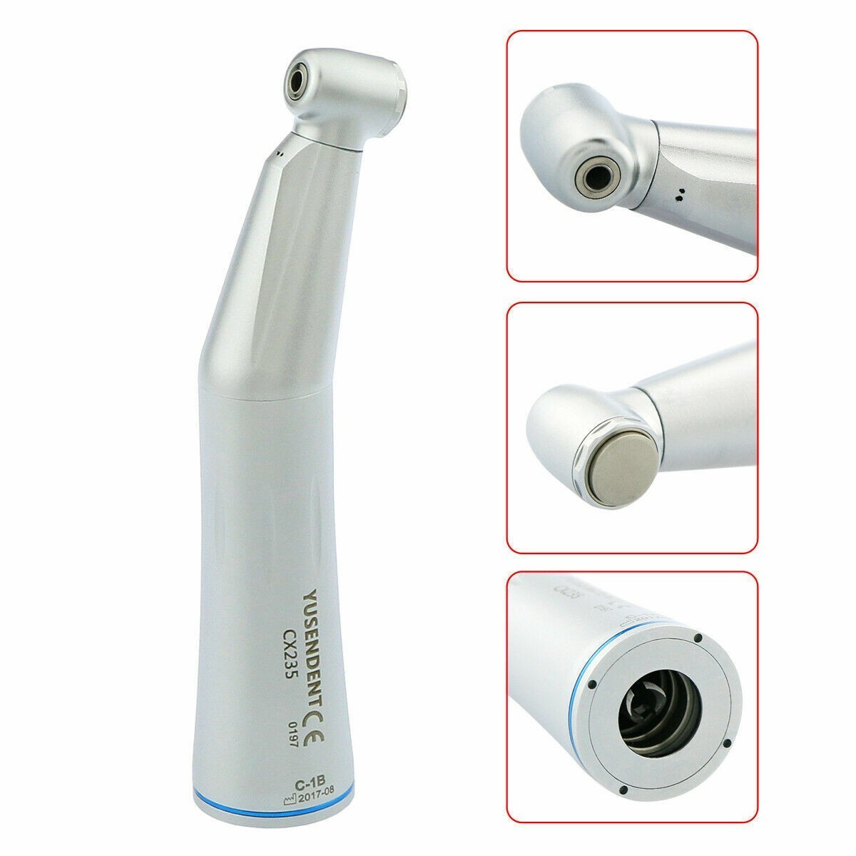YUSNEDENTAL Inner Water Channel 1:1 Contra Angle Handpiece C-1B Dental Low Speed