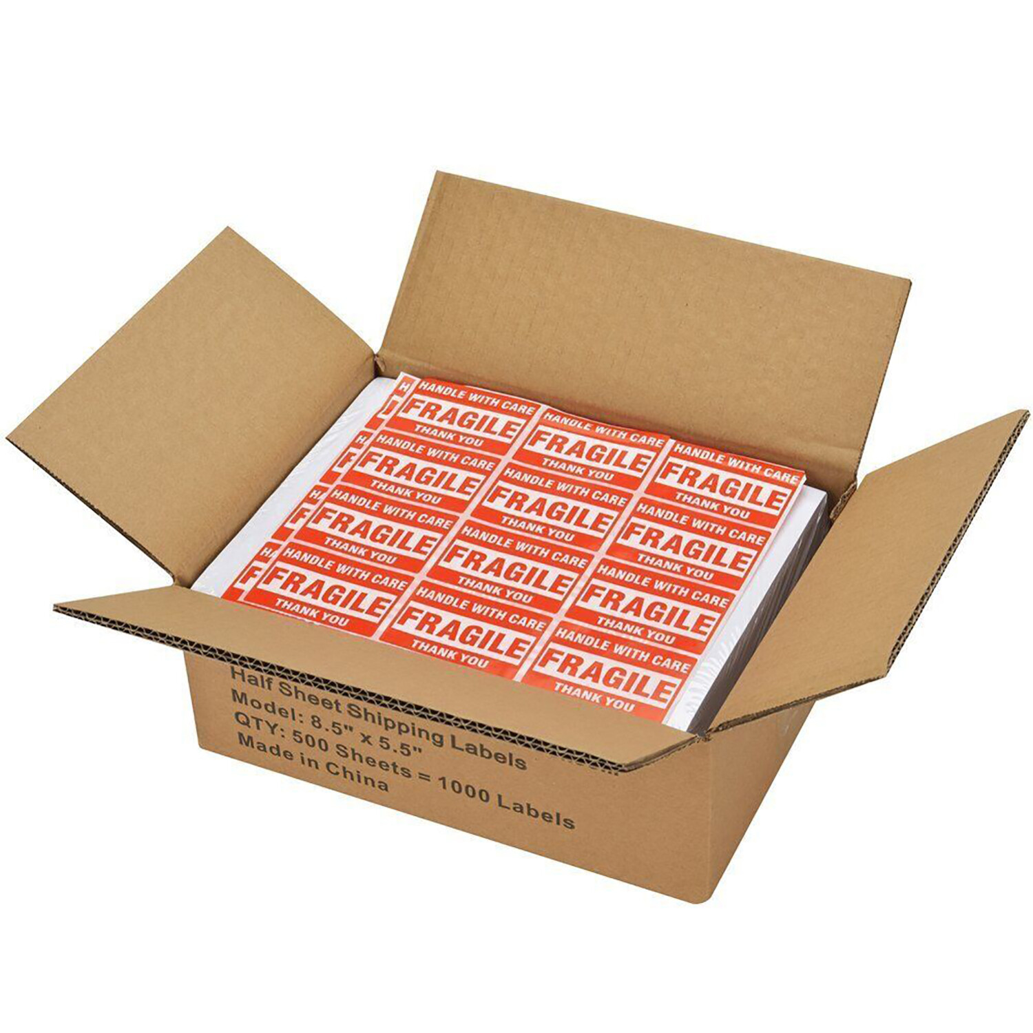 4″ x 3-1/3″ Address Shipping Labels Self Adhesive for Laser Inkjet Printer 6 UP