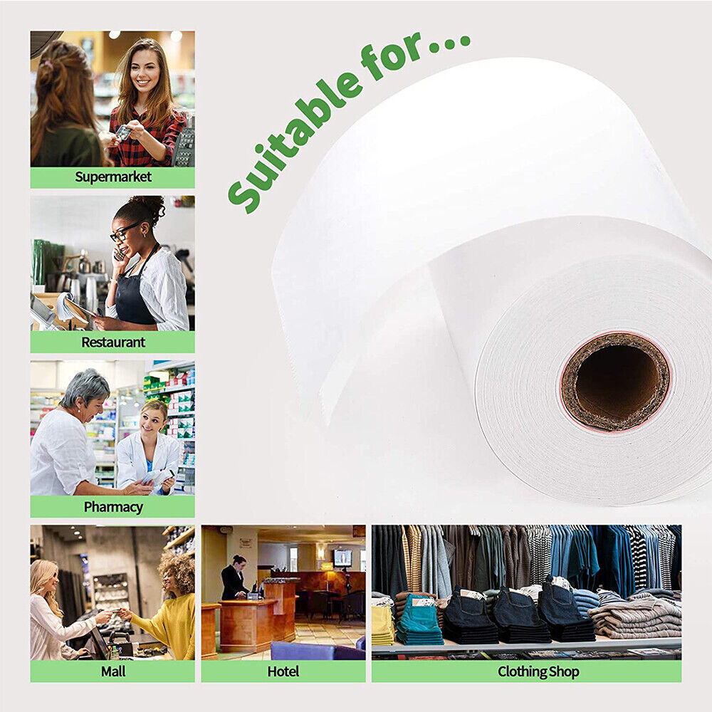50 Rolls 2 1/4 x 50′ Thermal Paper Credit Card & Cash Register POS Receipt Paper
