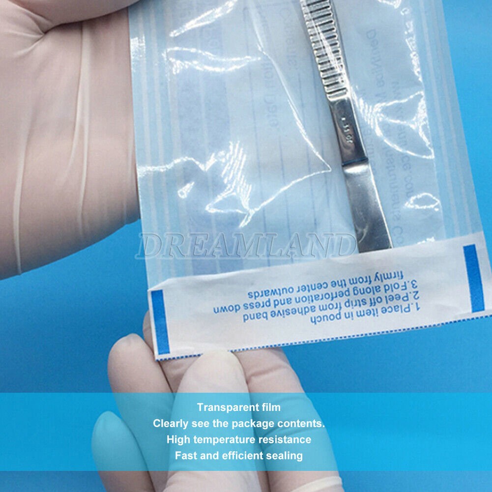Sterilization Pouches – Self-Sealing Autoclave Bags for Medical, Dental, Tattoo