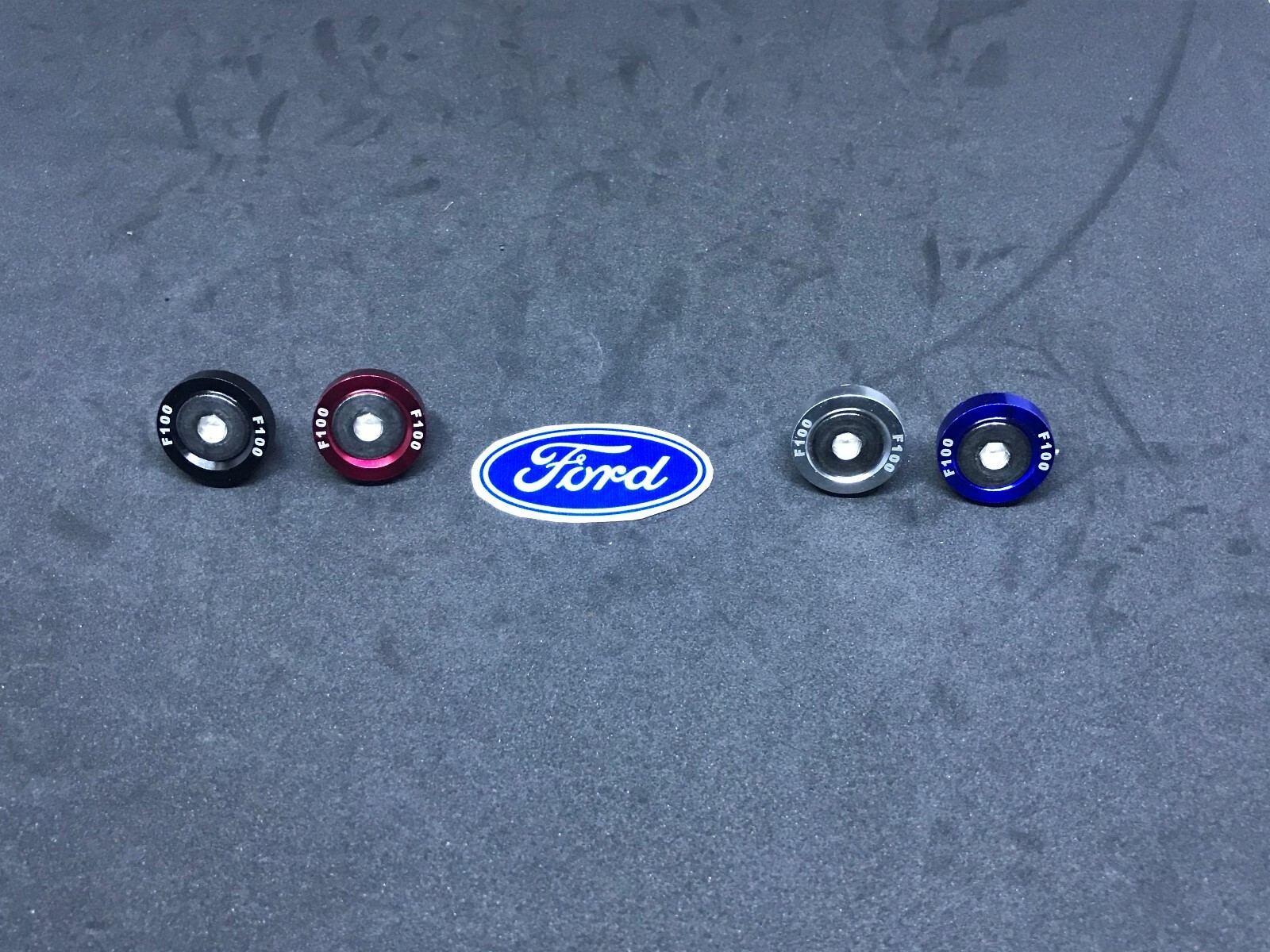 1967-1972 Ford Truck Custom Fender Bolt Kit With Or Without F100 Logo