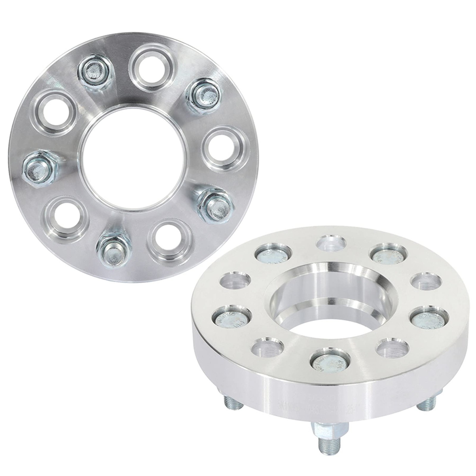 2x 1 Inch 5×110 Wheel Spacers 12×1.25 Studs 65.1mm Hub Bore for Dart Cherokee