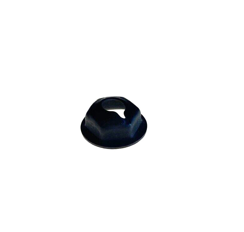 GM 1/4-20 Hex Flange Stamped Nut .59 Depth 9/16″ Wide Black Phosphate 10pcs 347