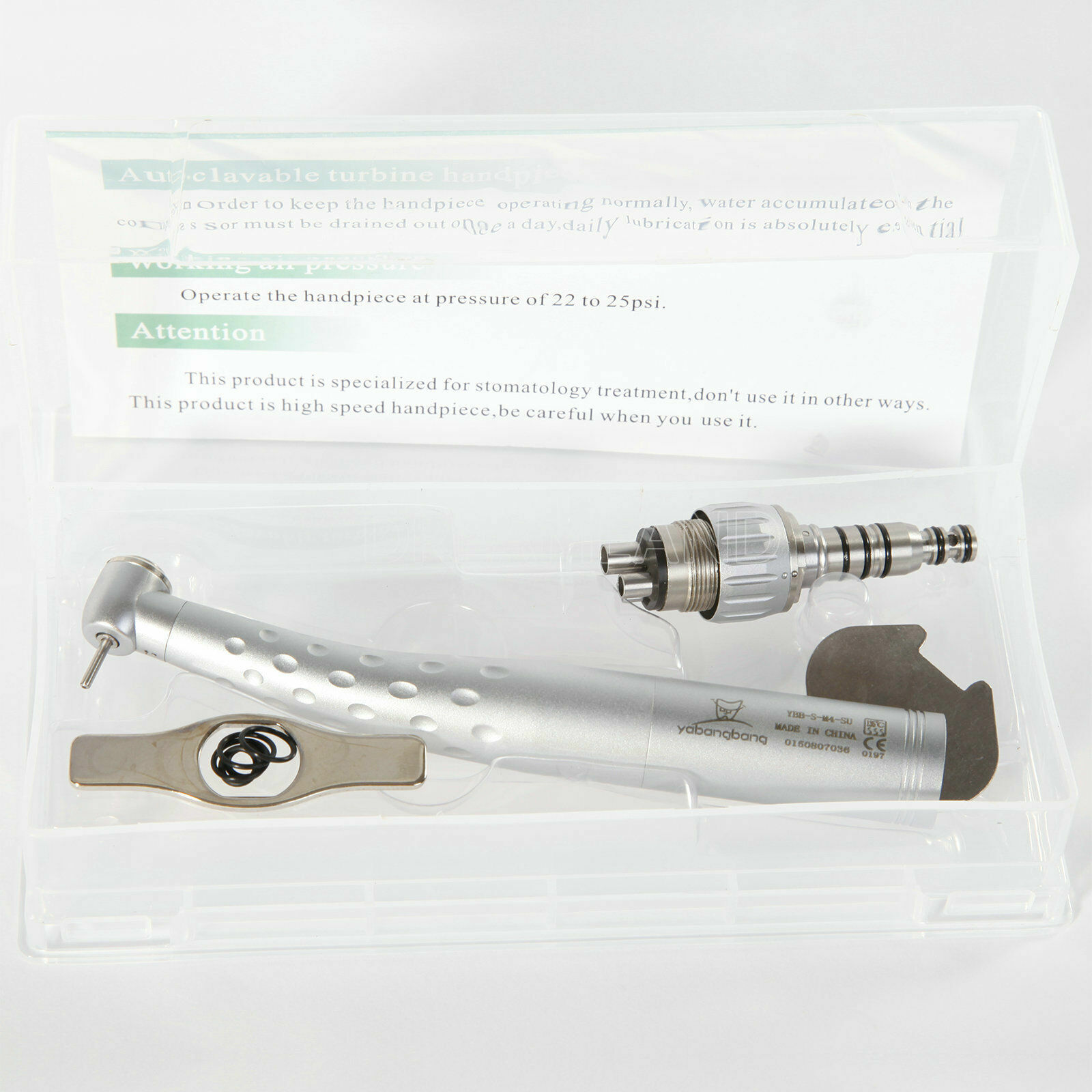 5x Yabangbang High Speed Handpiece Standard Torque w/ Quick Coupler 4 Holes