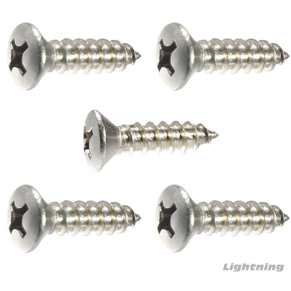 Stainless Steel Phillips Drive Sheet Metal Tapping Screws Grade 18-8 Qty 50 pc