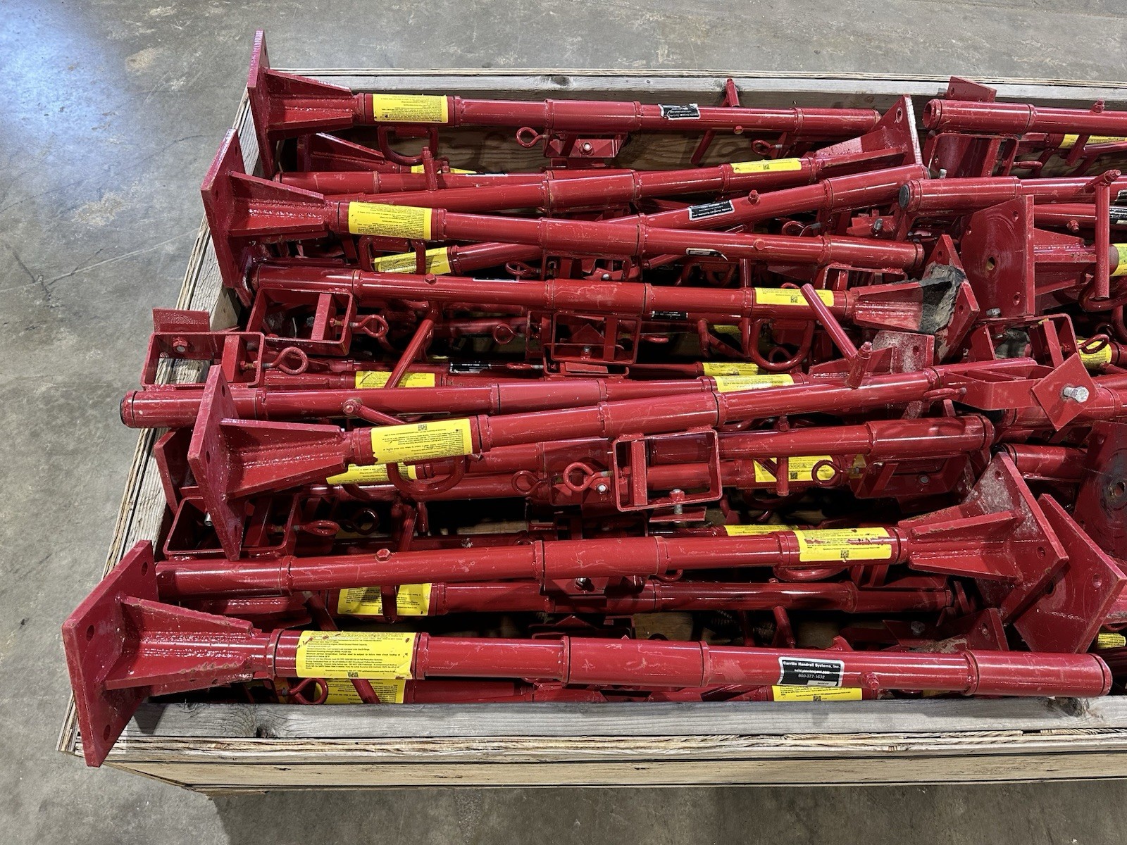 Safety Anchor Post Systems SAP42D Carrillo Handrail System Qty 59 sold as 1 lot