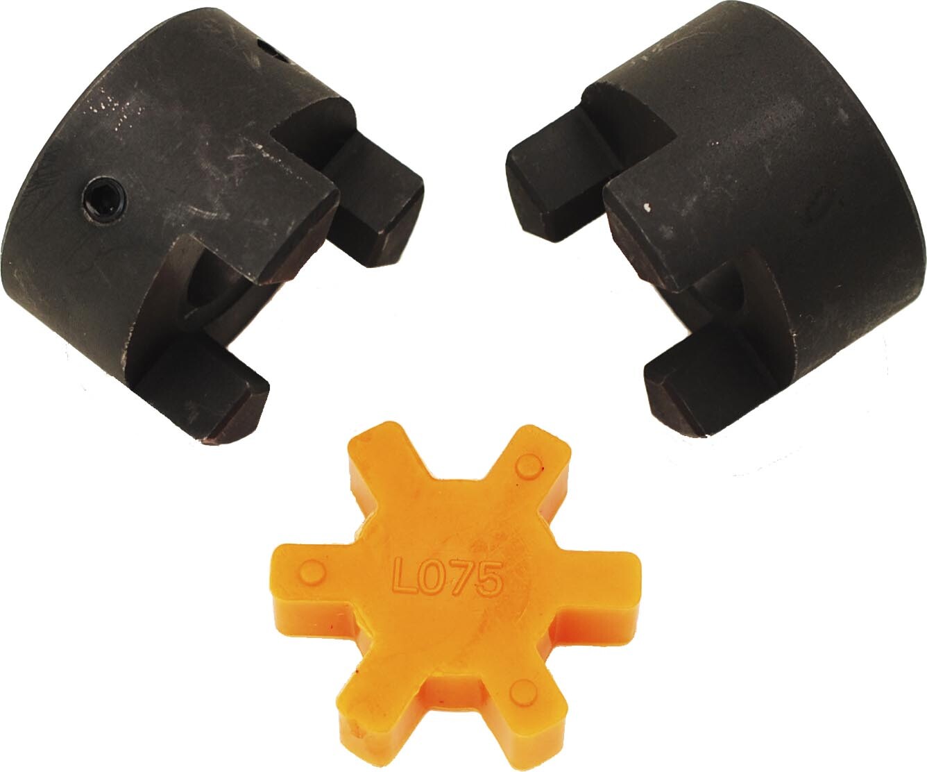 Urethane Log Wood Splitter 1/2 to 3/4 L075 Hydraulic Pump to Engine Coupling Set