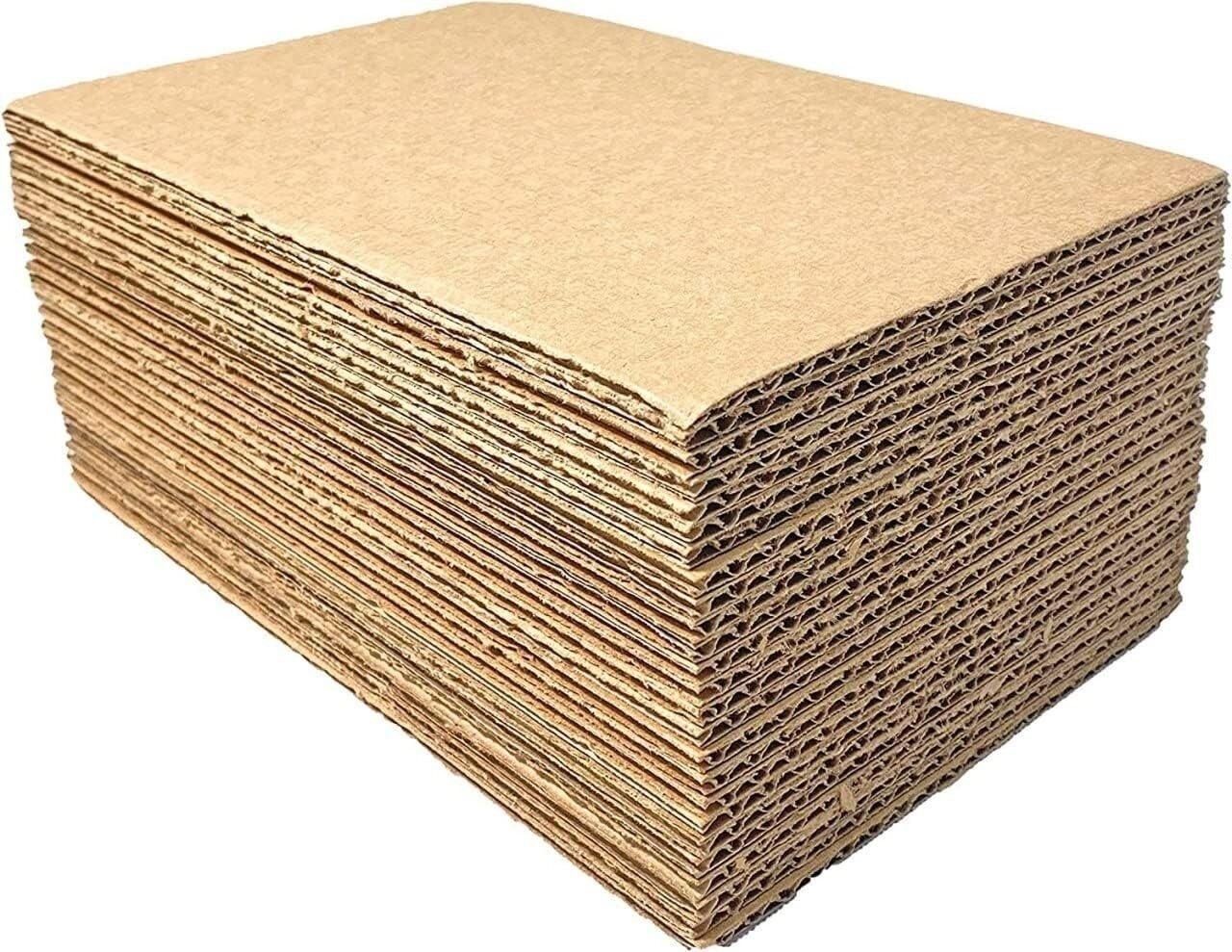 100 6×9 Cardboard Corrugated Pads Inserts Filler Sheet 6 x 9