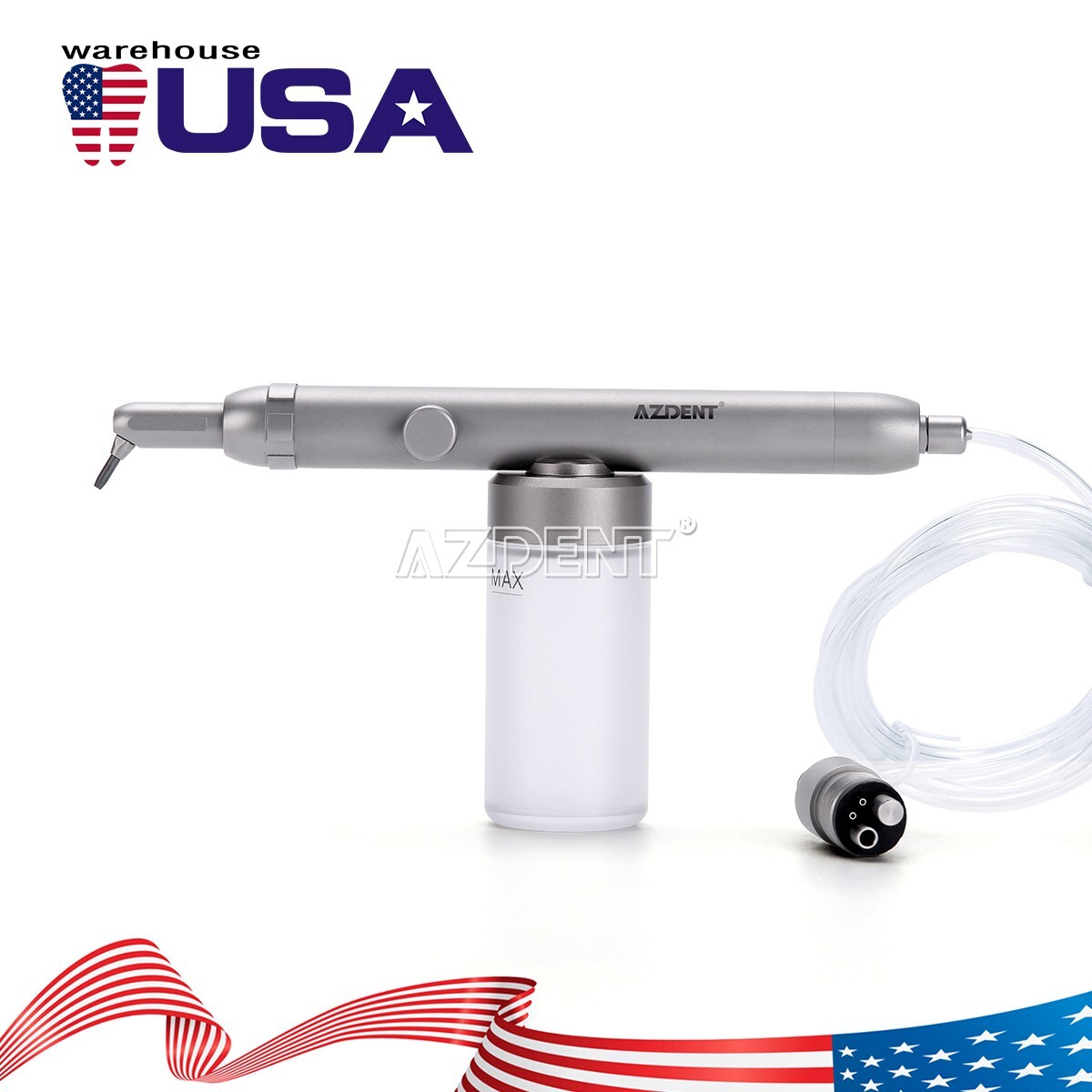 Dental High Low Speed Handpiece Kit 4 Hole /Alumina Microetcher Sandblasting Gun