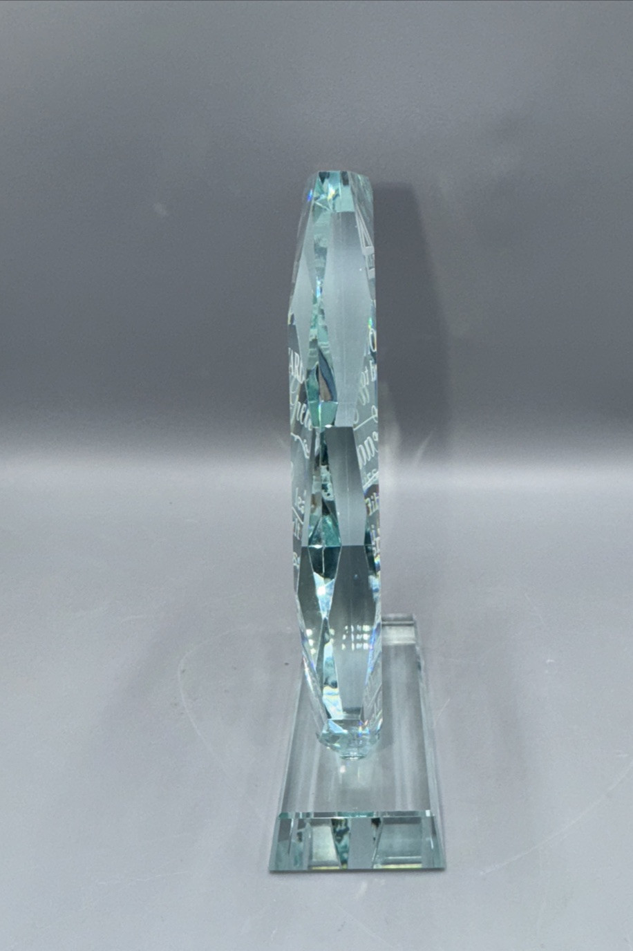 Boss Day Gifts for Women Men Clear Crystal Glass