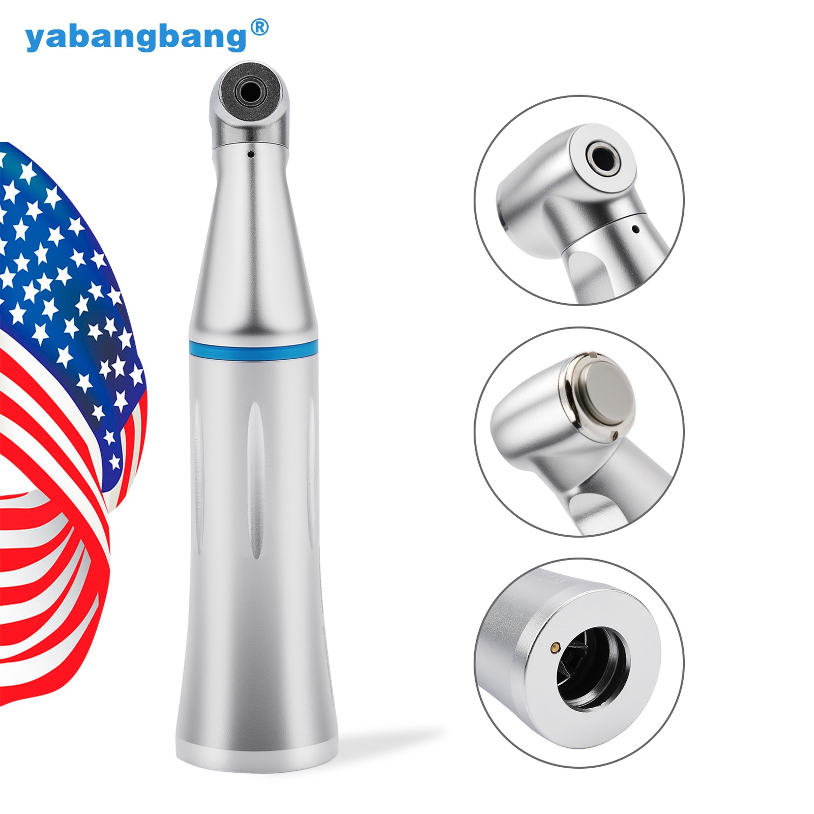 USA Internal Water Spray Dental Low Speed 1:1 Contra Angle Handpiece fits NSK