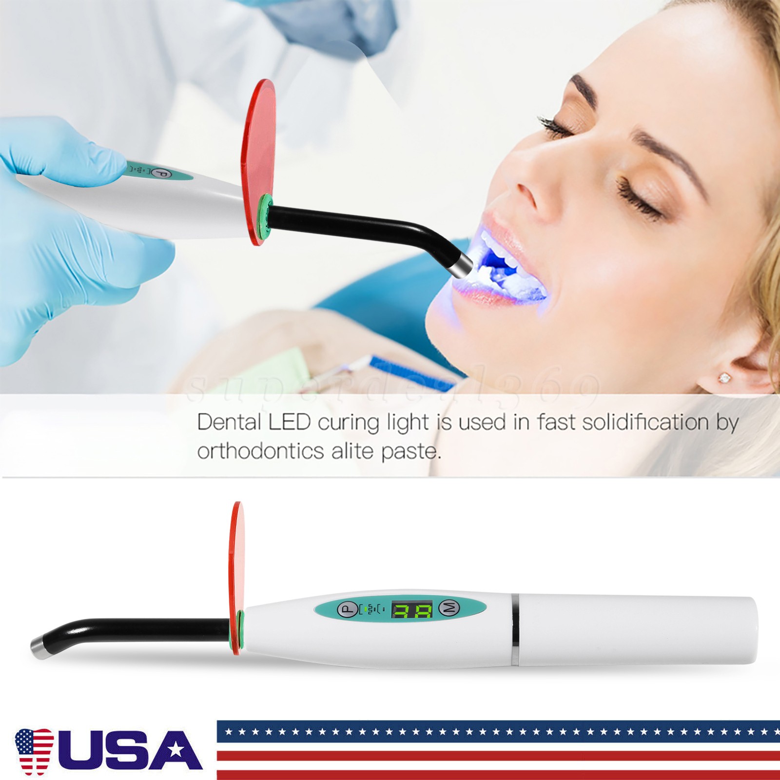 NSK Style Dental Slow Low Speed Contra Angle Handpiece Push Button E-type FX65