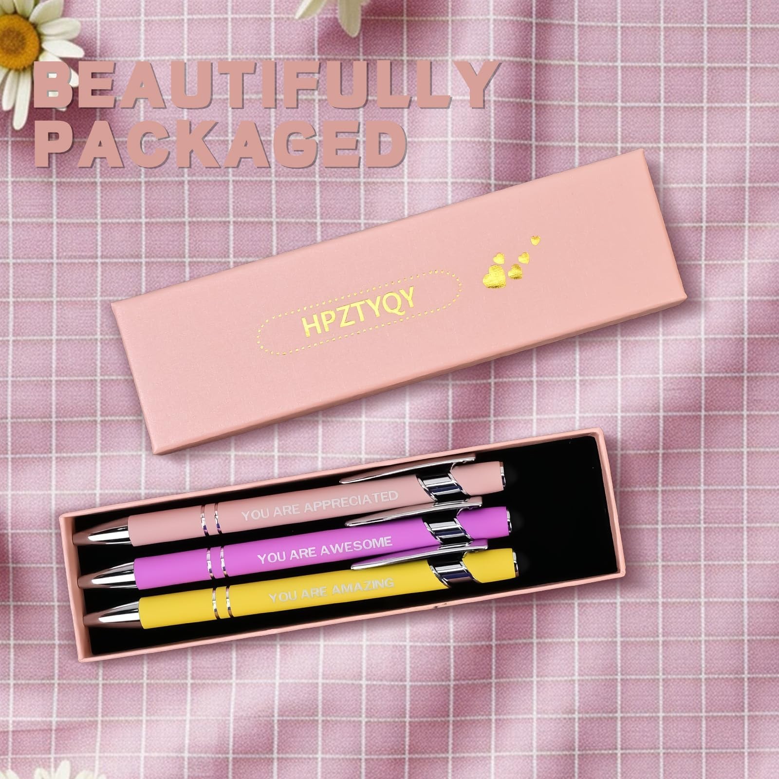3Pcs Fancy Pens for Women, Employee Appreciation Gifts, Thank You & Appreciat…