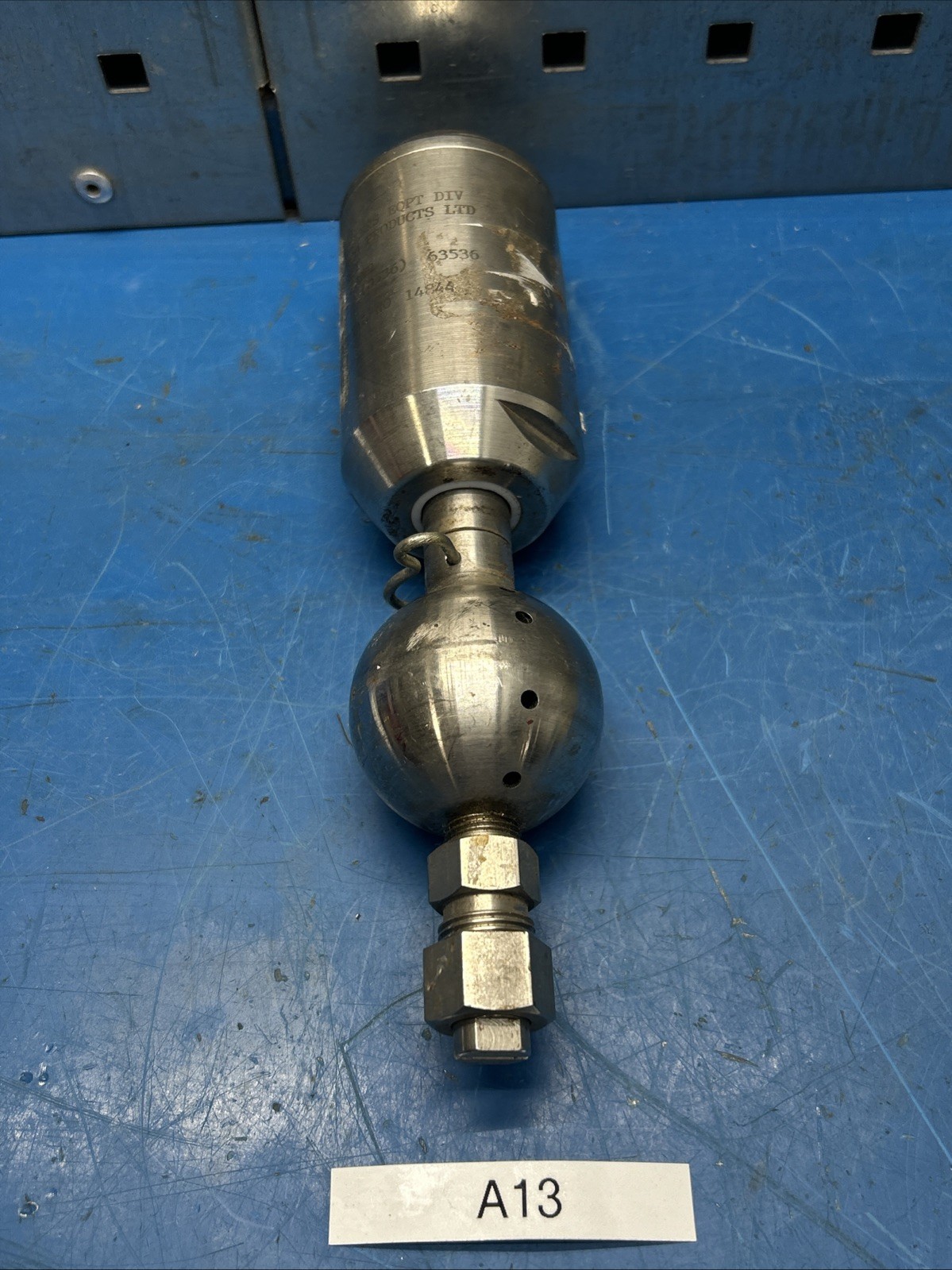 Single Axis Rotating Spray Ball A Type Of Industrial Tank Cleaning Equipment S/S