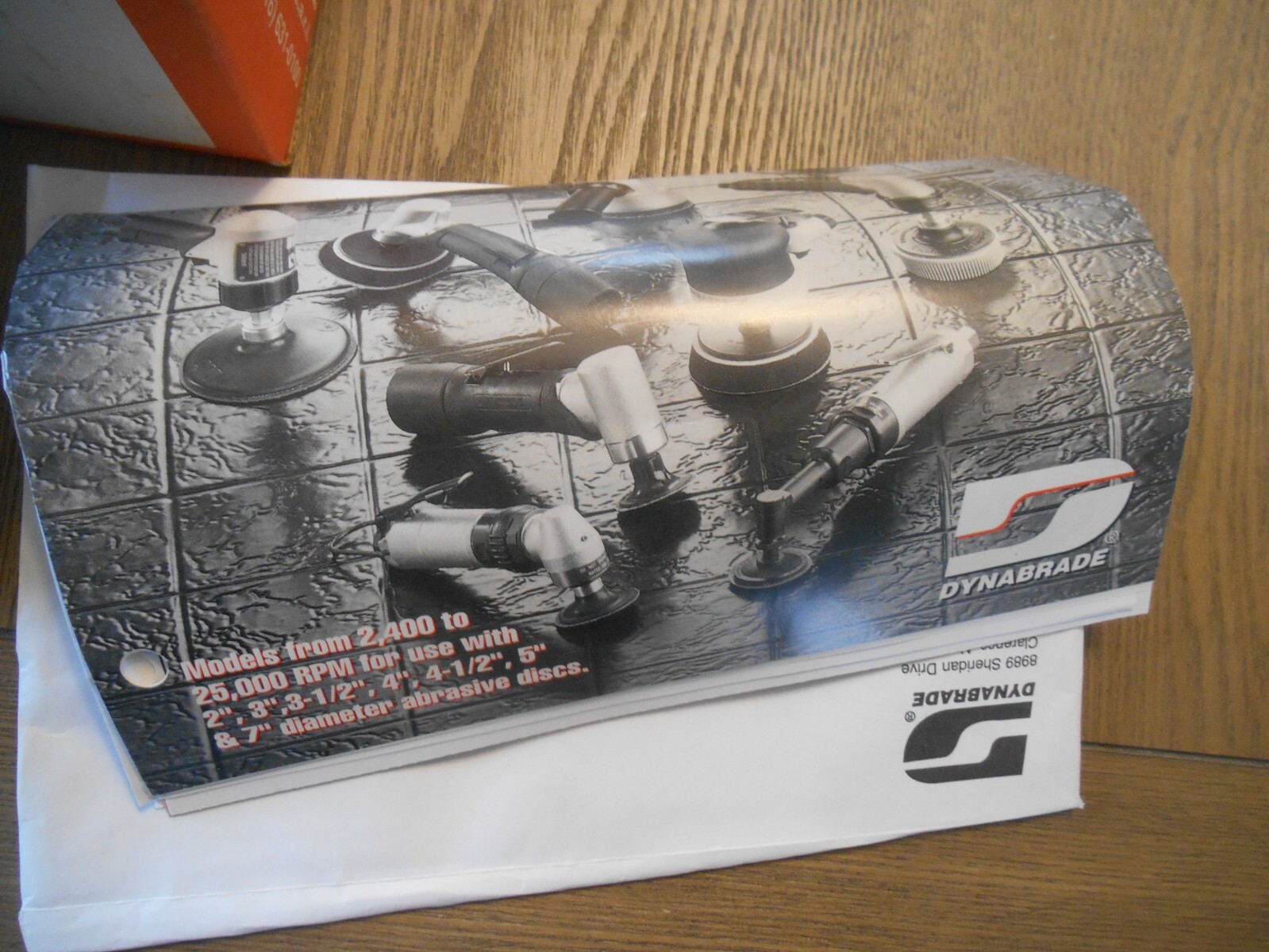 Dynabrade model 52500, 2″ right angle disc sander, .3HP, 25,000RPM, USA, New