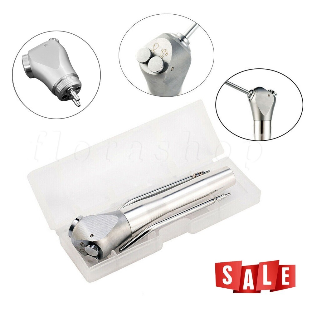 Dental 3 Way Air Water Syringe Triple Spray Handpiece with 2 Nozzles Tips Tubes