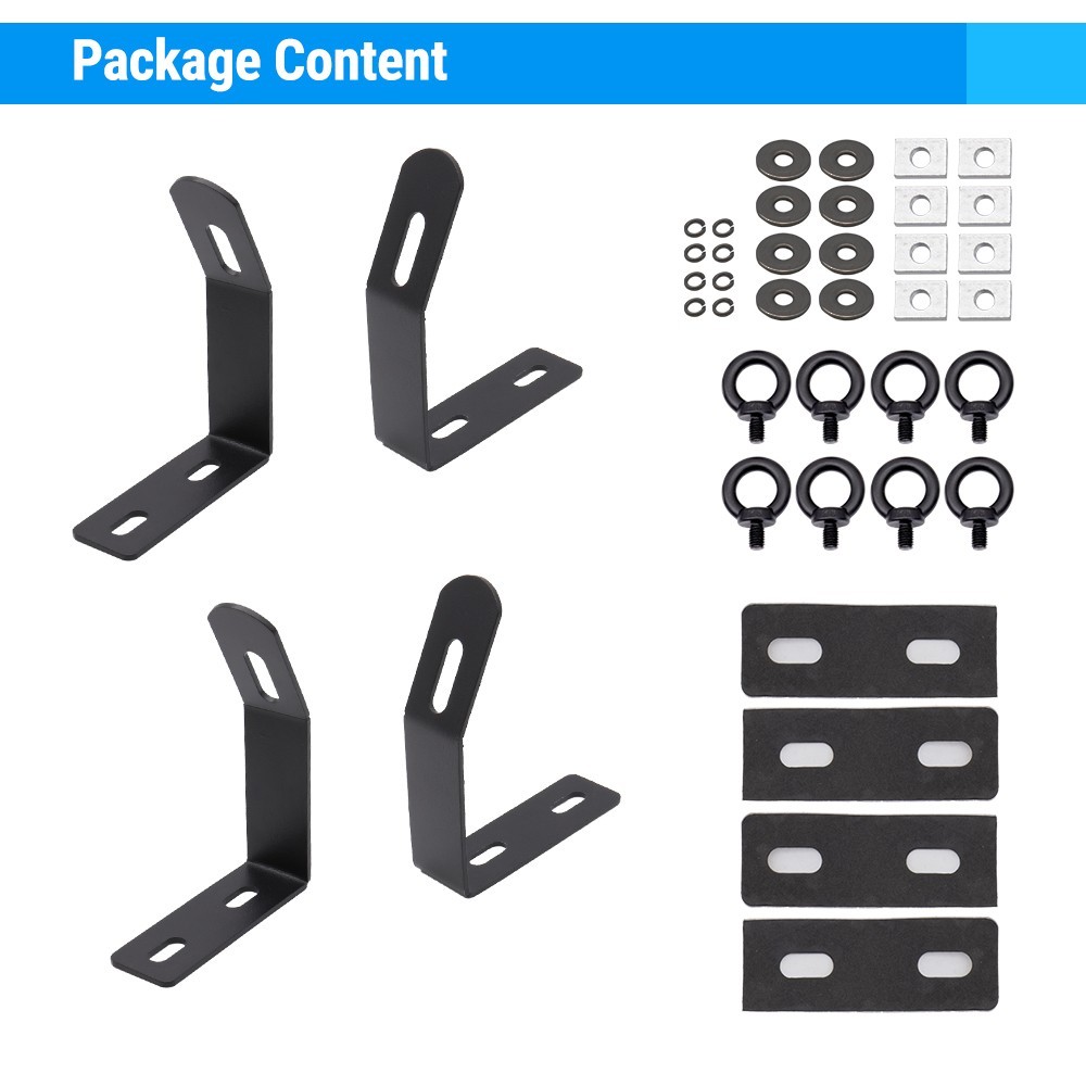 T-Slot Crossbar Accessory with Secure Built-In Tie Down Handles Universal Fit