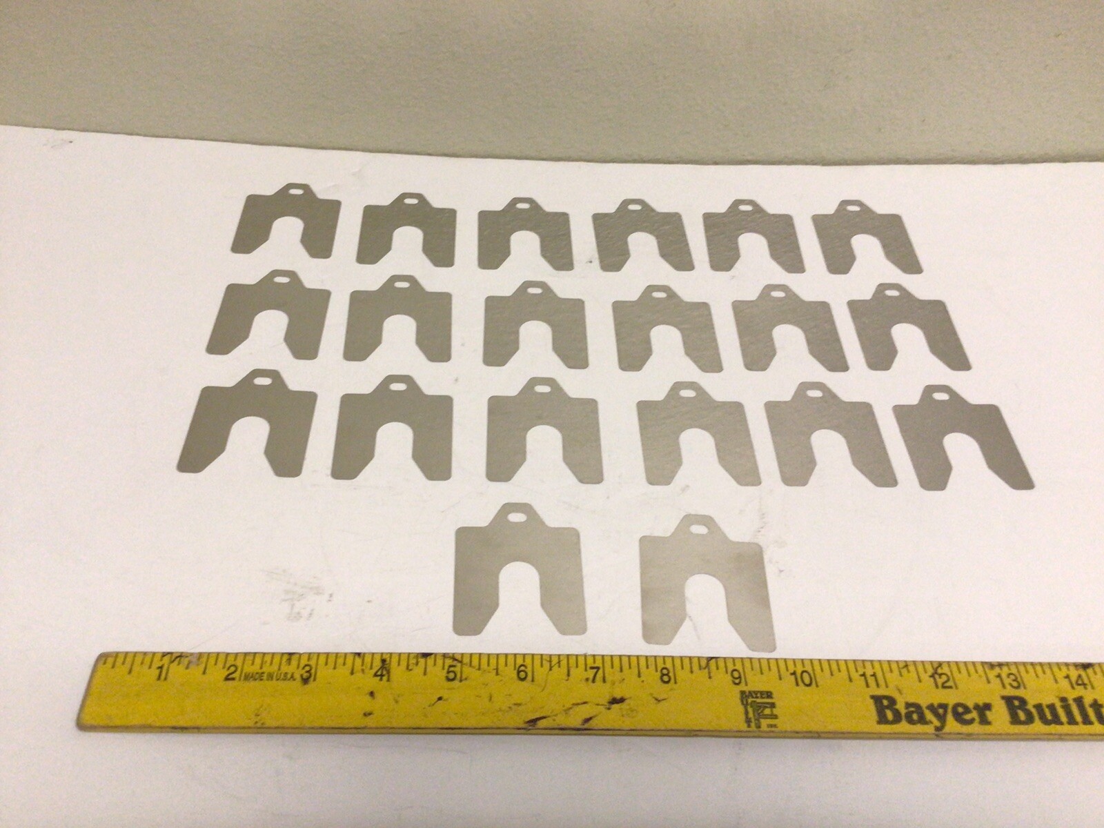 NEW, MAUDLIN PRODUCTS MSA004 A-2 X 2″ X 0.004″,20 PACK SLOTTED SHIMS REPLACEMENT