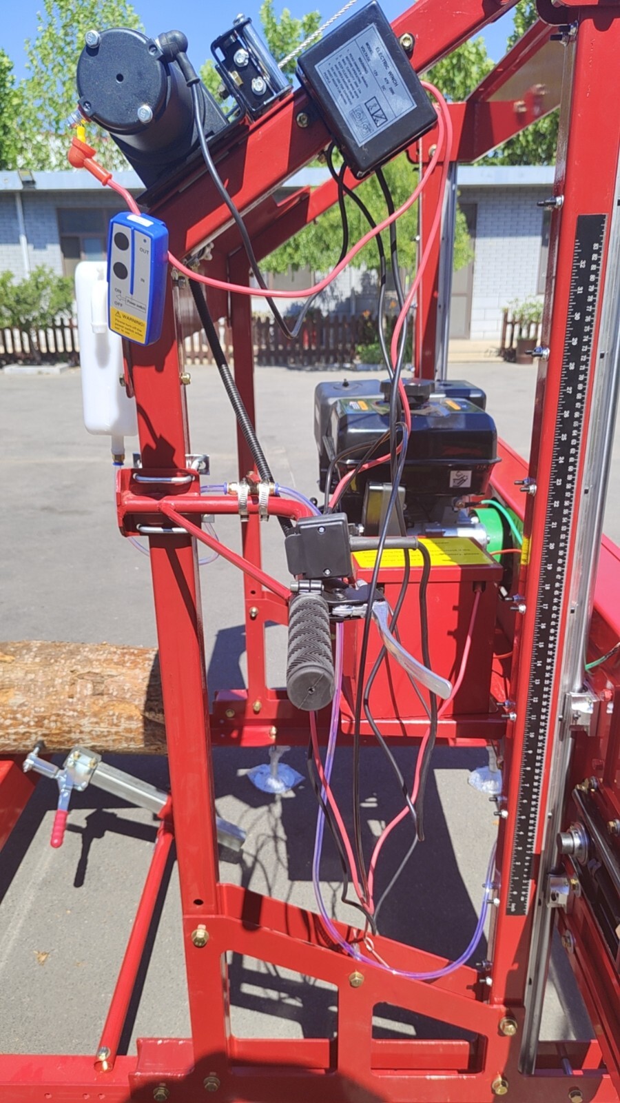 32″ Portable Sawmill 15HP 420cc RATO Gas Engines with E-Start Band Saw in US