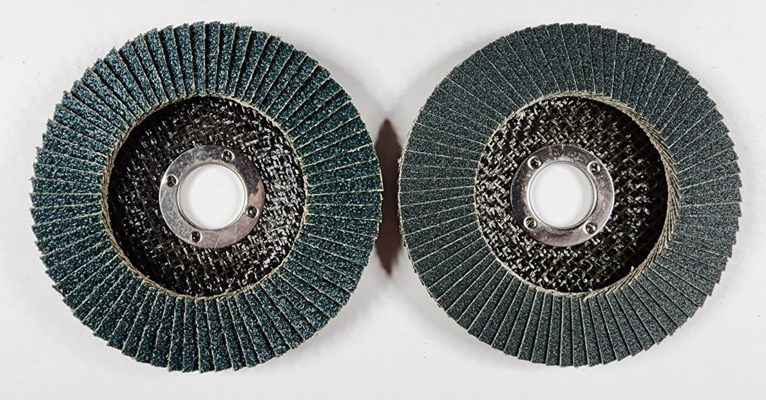 CGW 4-1/2″ 40 Grit & 80 Grit Combo Flapper Grinding Wheel for Metal ~ USA Made