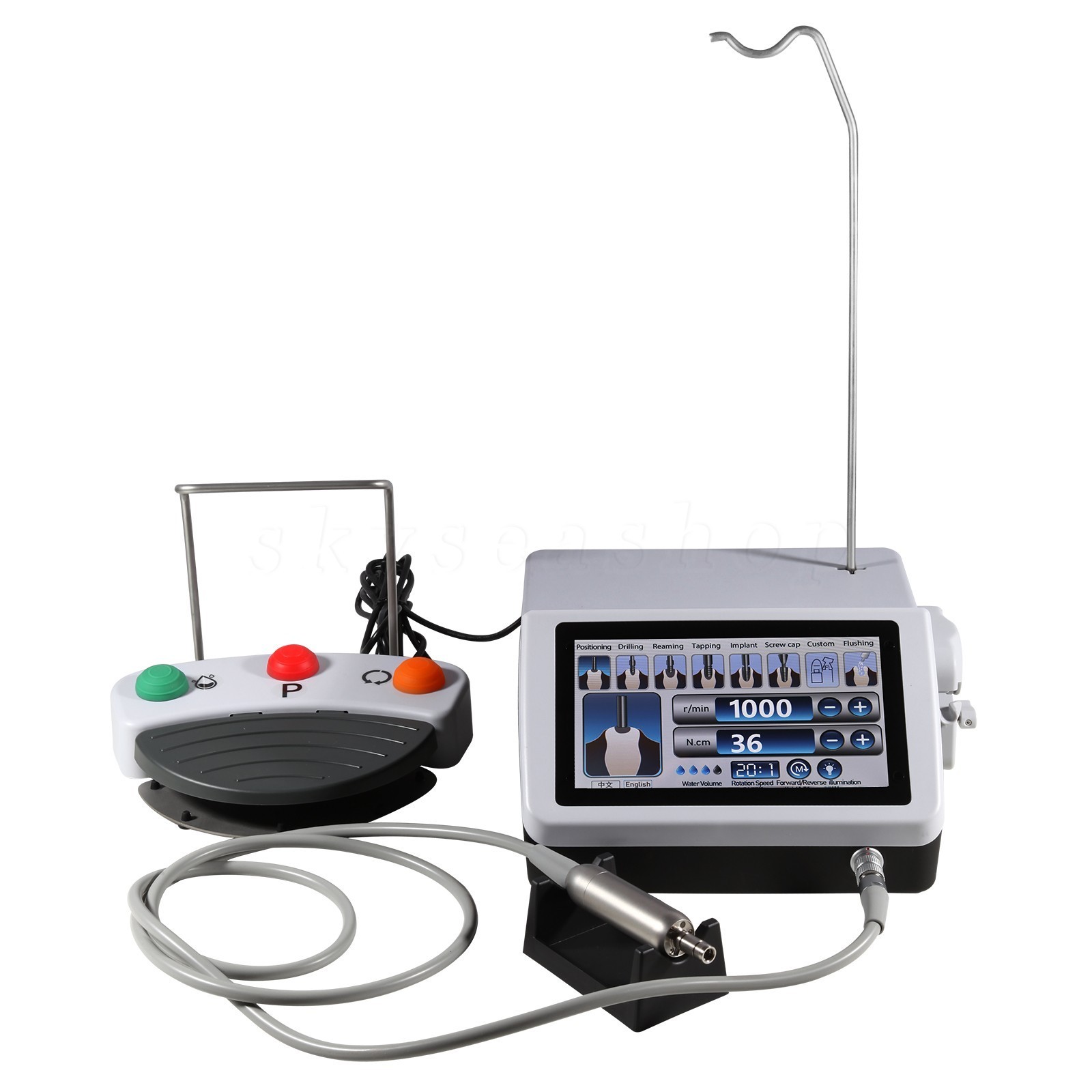 Dental Implant Motor System Brushless Surgical Motor / 20:1 1:5 LED Contra Angle