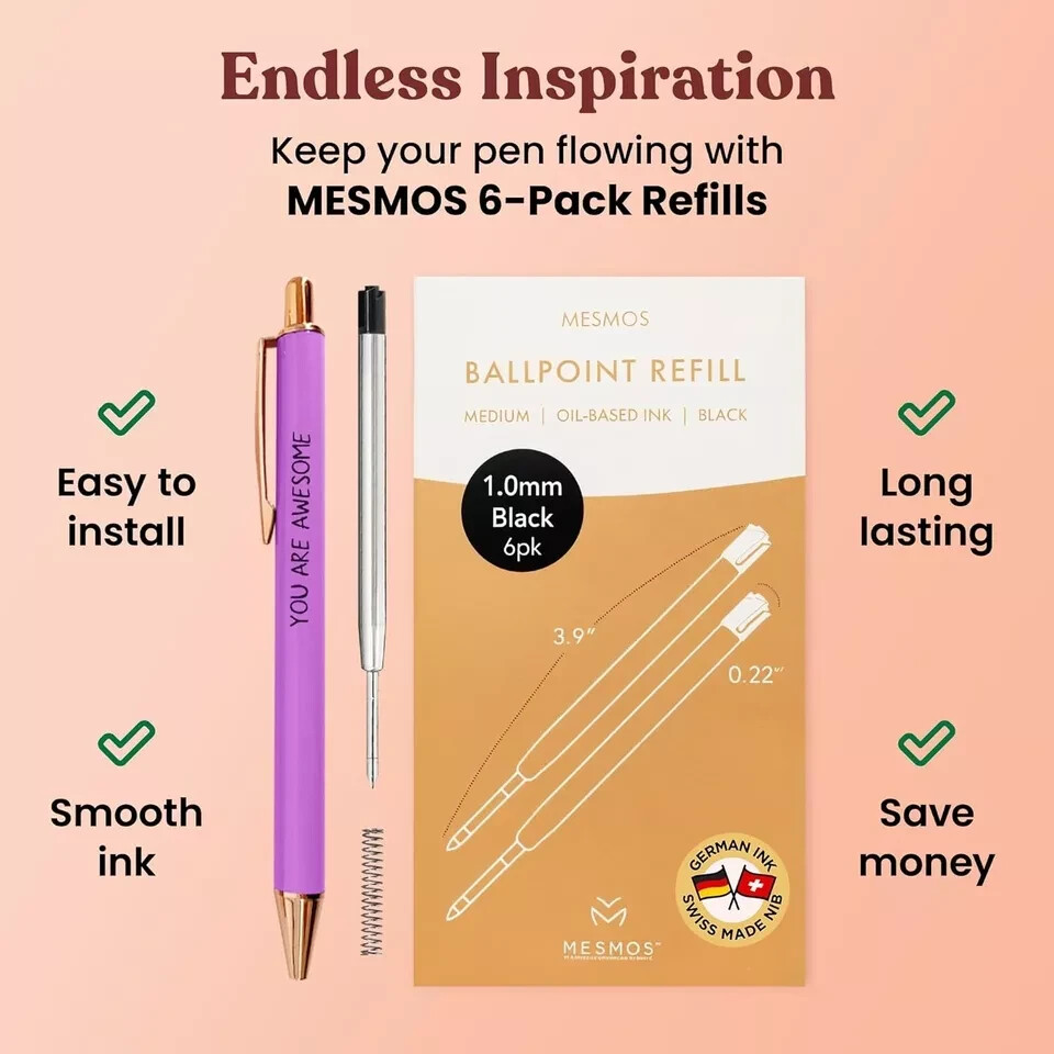 MESMOS 3PC FANCY PEN SET FOR WOMEN, THANK YOU GIFTS FOR WOMEN, TEACHER PENS