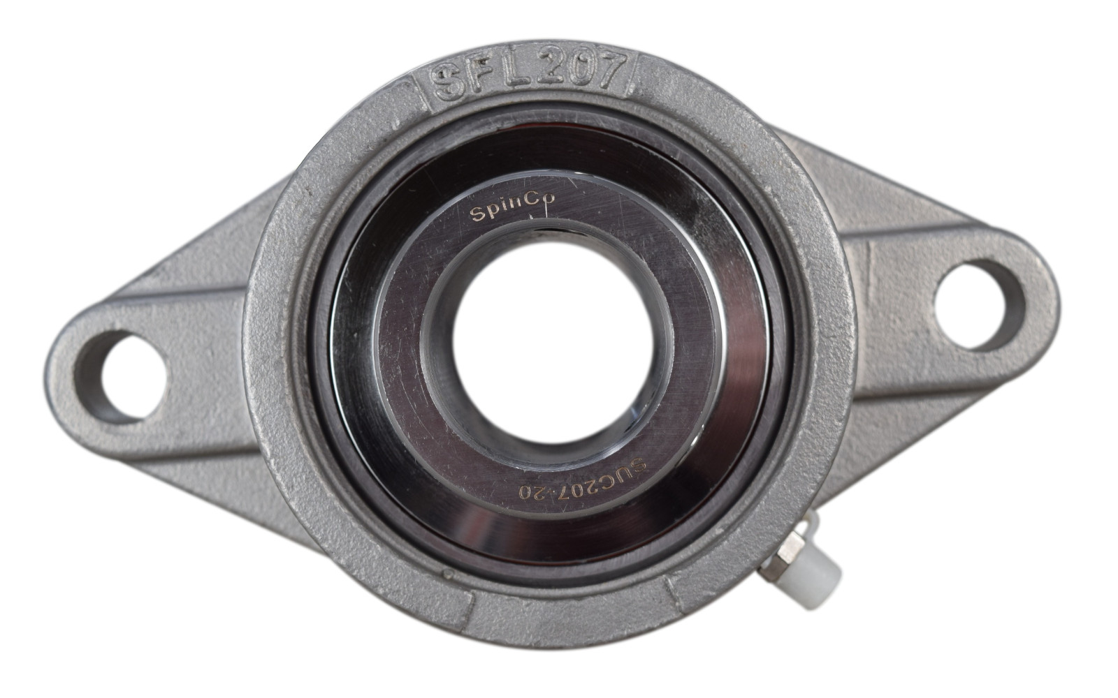 1-1/4″ Stainless Steel Two Bolt Flange Bearing SSUCFL207-20, SUCSFL207-20 SpinCo