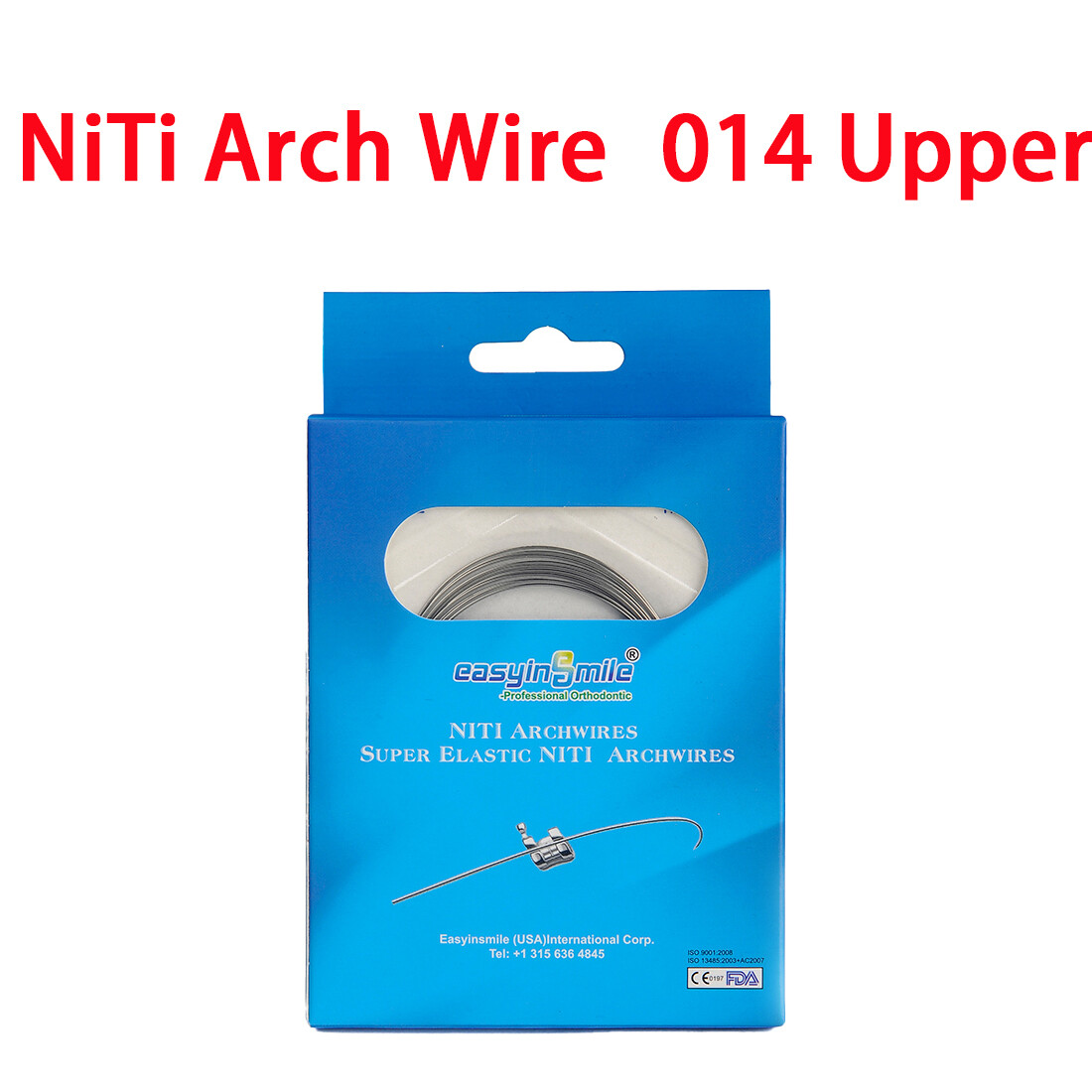 100pcs Dental Orthodontic NITI Arch Wires round natural super elastic Wire 16/20